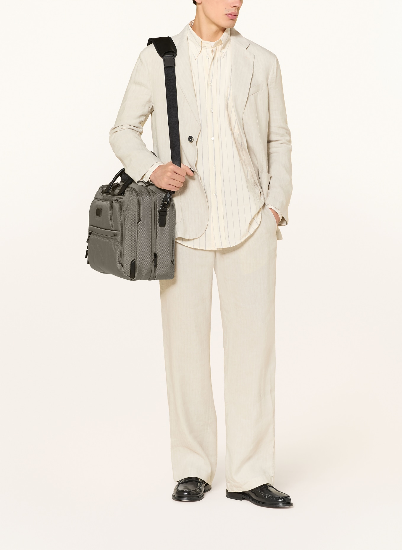 TUMI ALPHA Laptop Bag MEDIUM EXPANDABLE: GRAY