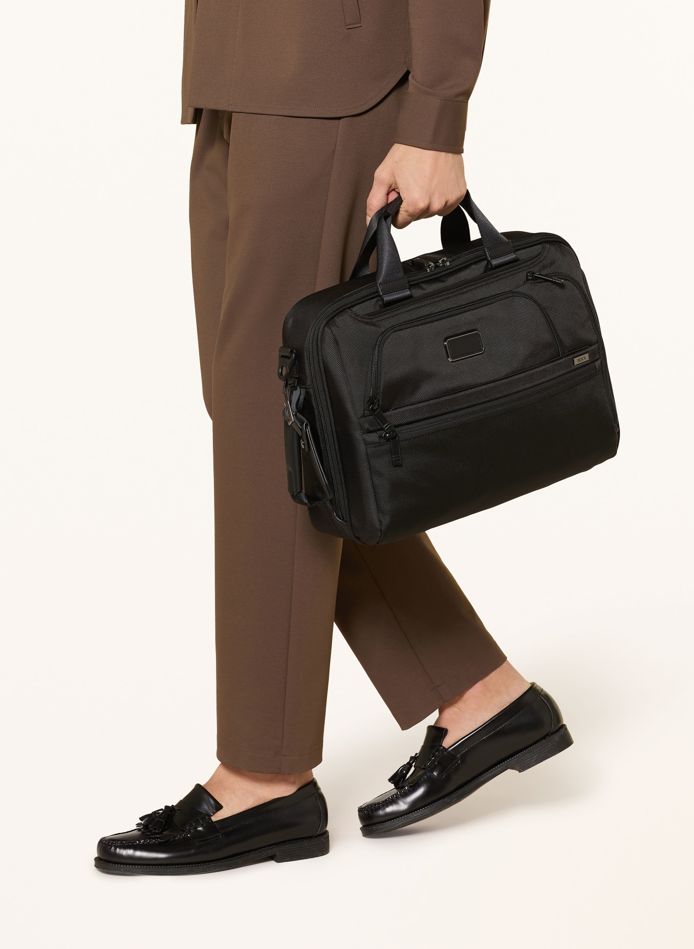 TUMI ALPHA laptoptas 3-WAY CONVERTIBLE: ZWART