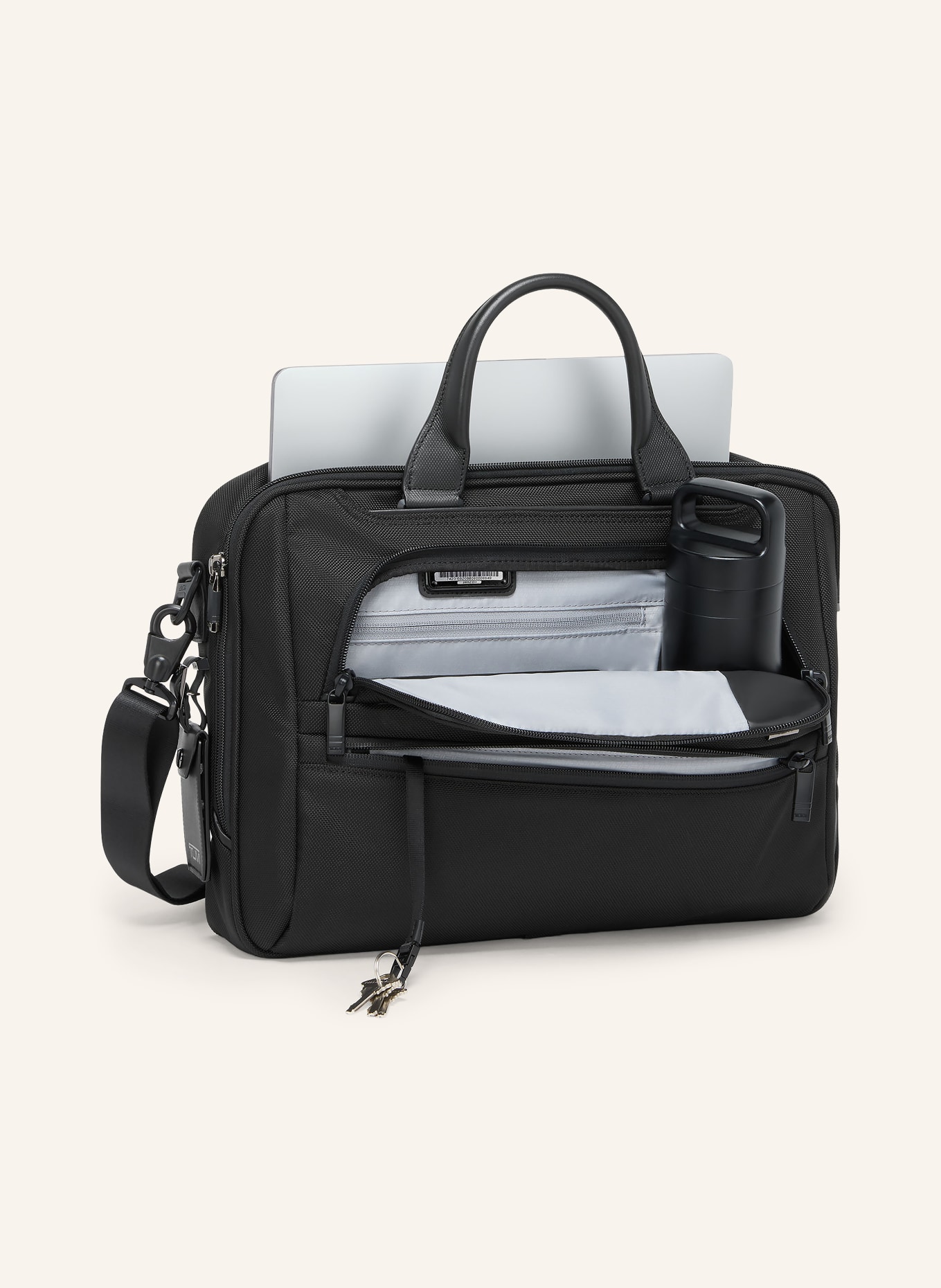 TUMI ALPHA Laptop-Tasche MEDIUM: SCHWARZ