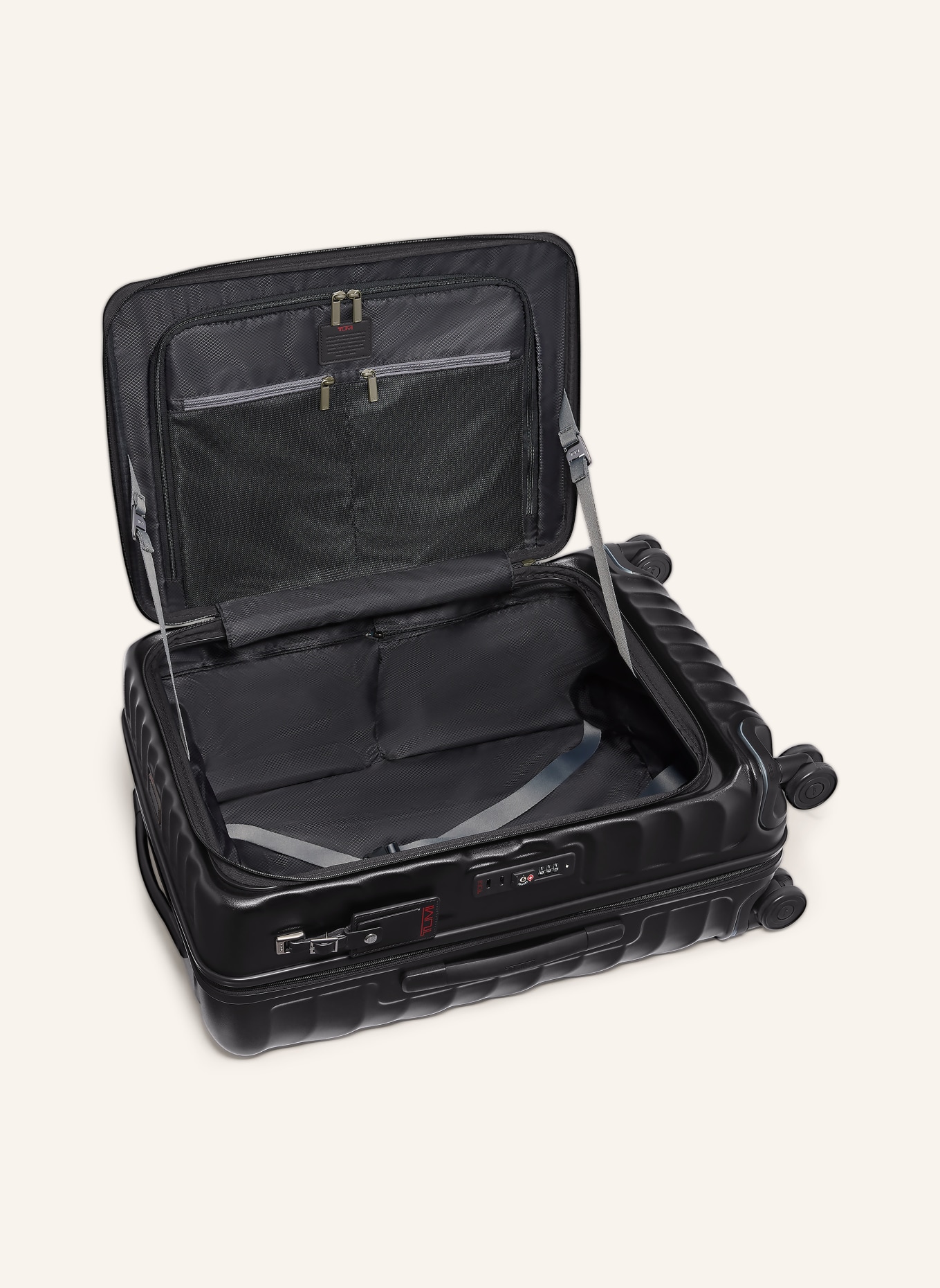TUMI 19 DEGREE Trolley MEDIUM FRONT ACCESS EXPANDABLE CHECKED: SCHWARZ