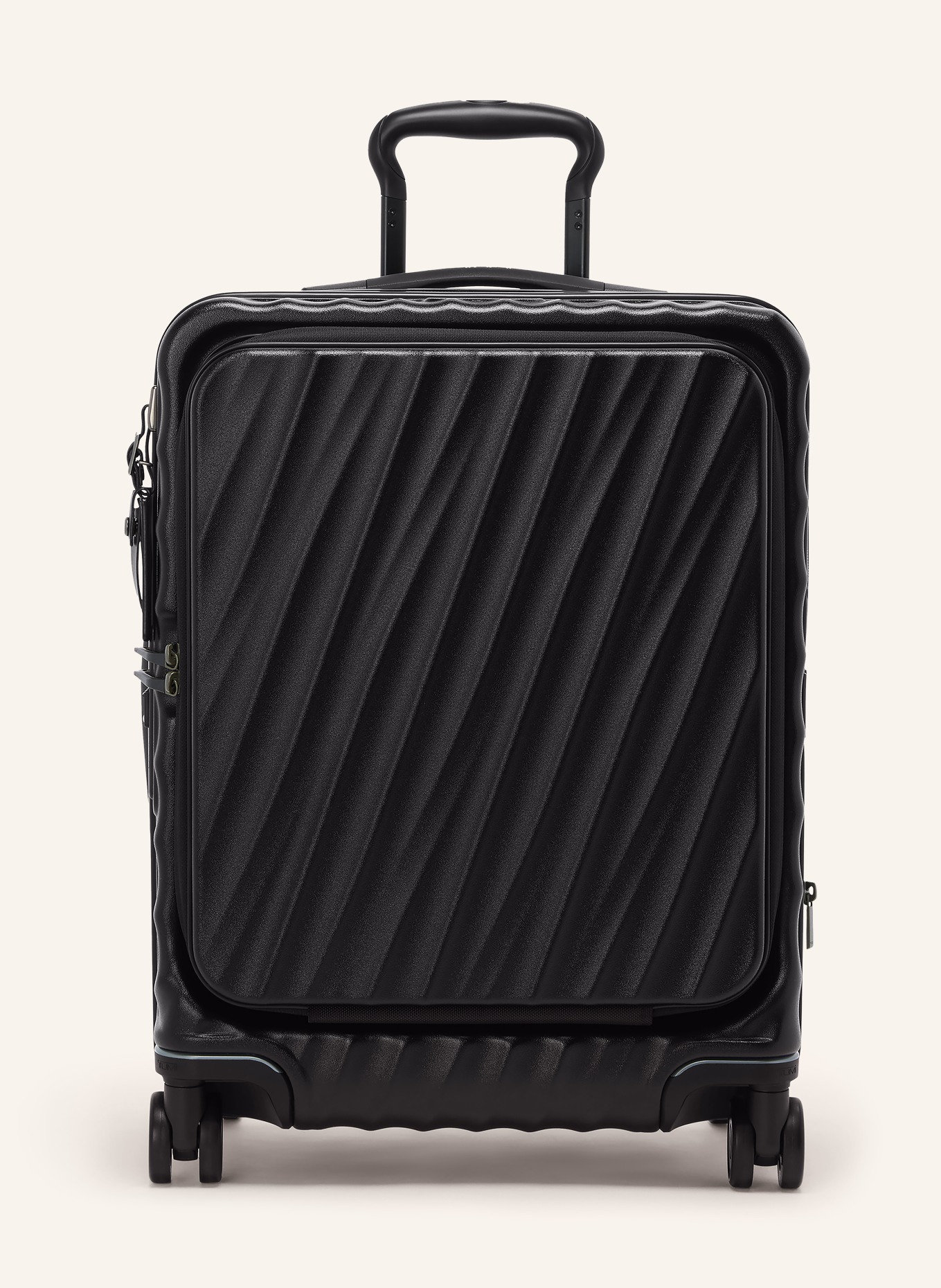 TUMI 19 DEGREE Trolley LARGE FRONT ACCESS EXPANDABLE CARRY-ON: SCHWARZ