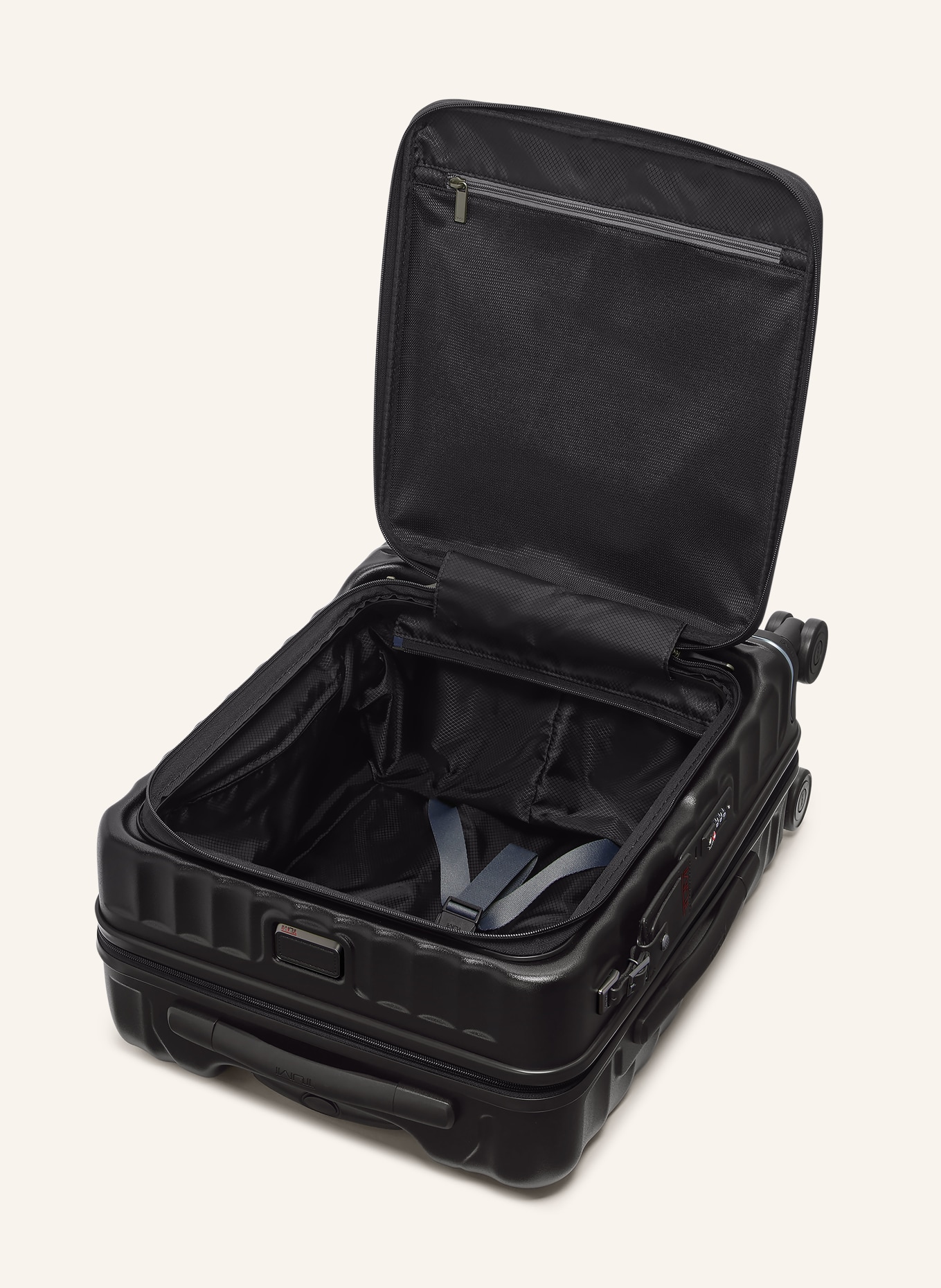 TUMI 19 DEGREE Trolley LARGE FRONT ACCESS EXPANDABLE CARRY-ON: SCHWARZ
