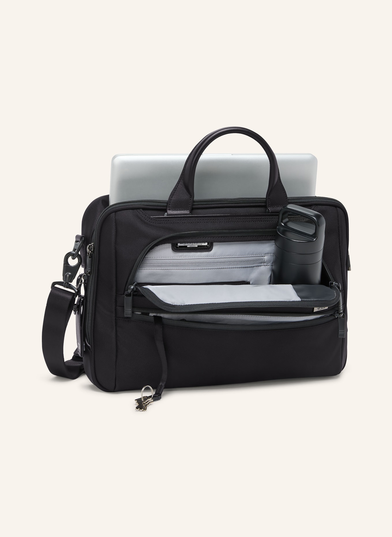 TUMI ALPHA Laptop-Tasche MEDIUM: SCHWARZ