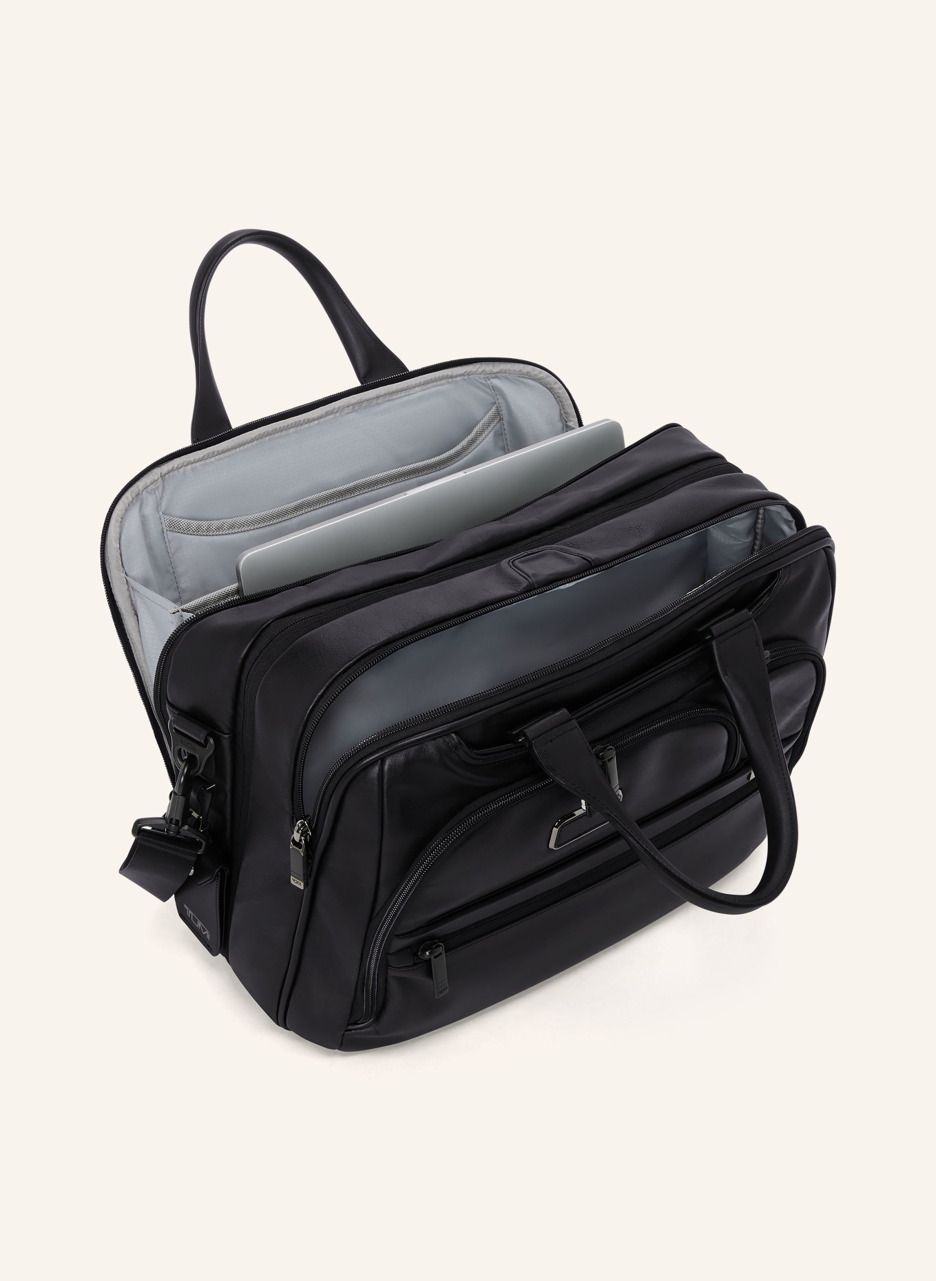 TUMI ALPHA Laptop-Tasche MEDIUM EXPANDABLE: SCHWARZ