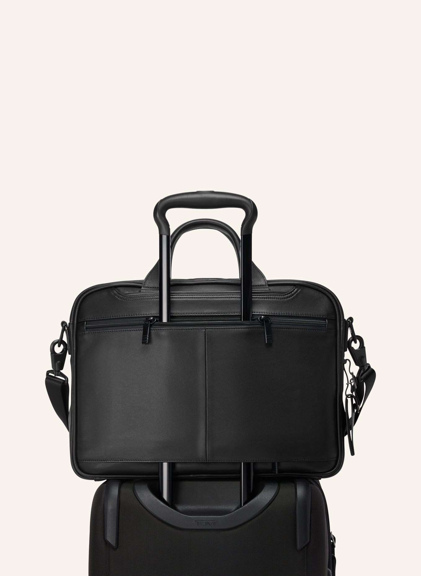 TUMI ALPHA Laptop-Tasche MEDIUM EXPANDABLE: SCHWARZ