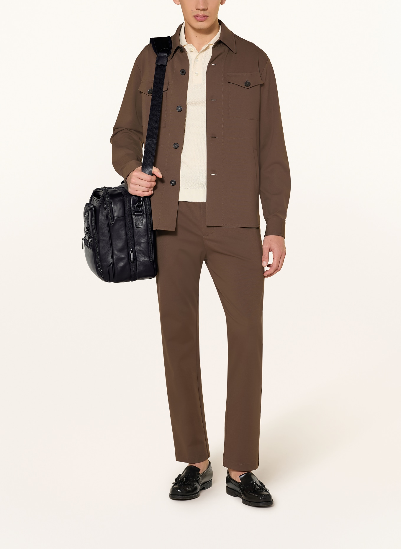 TUMI ALPHA Laptop Bag MEDIUM EXPANDABLE: BLACK