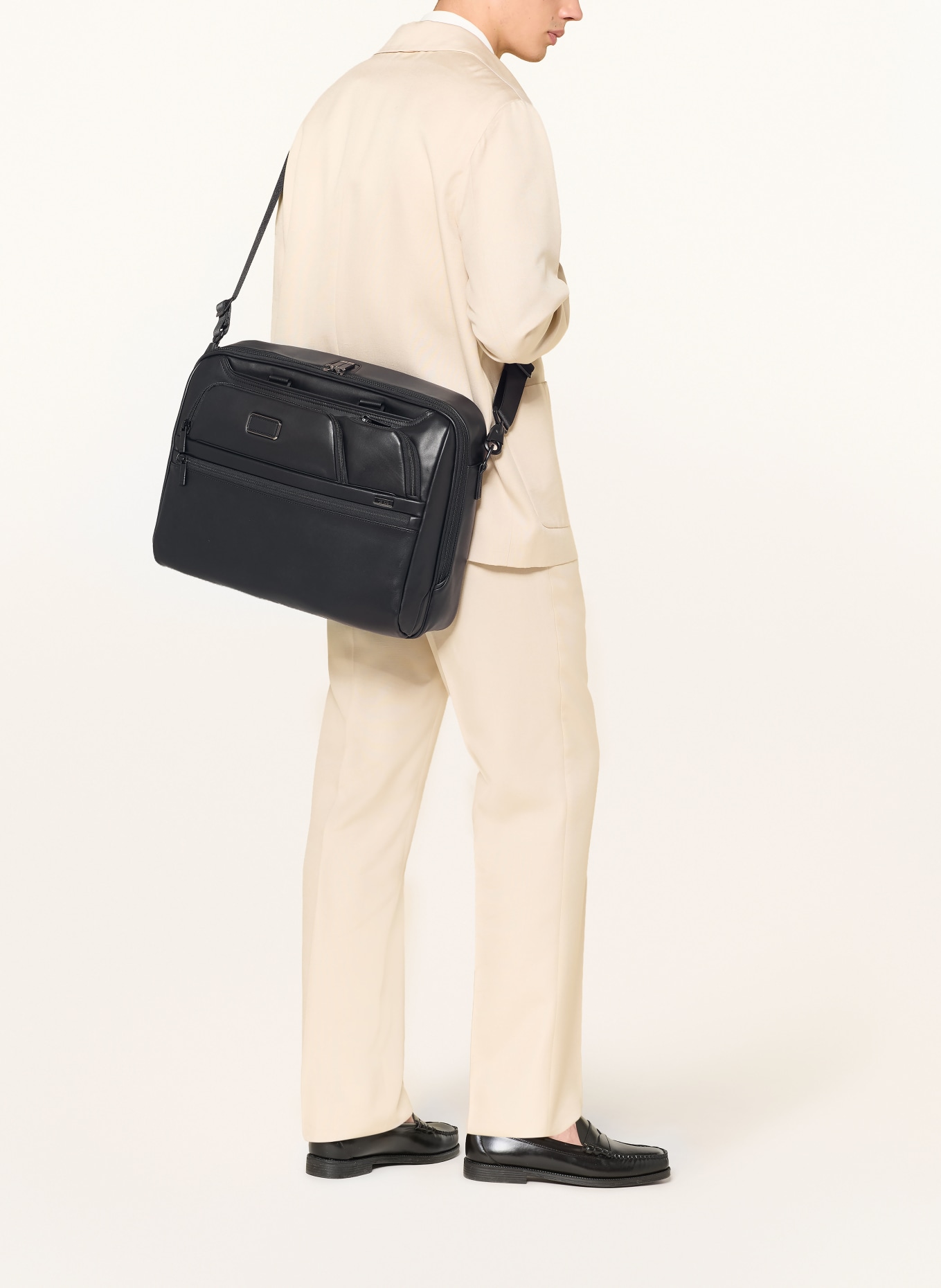 TUMI ALPHA Laptop Bag LARGE: BLACK