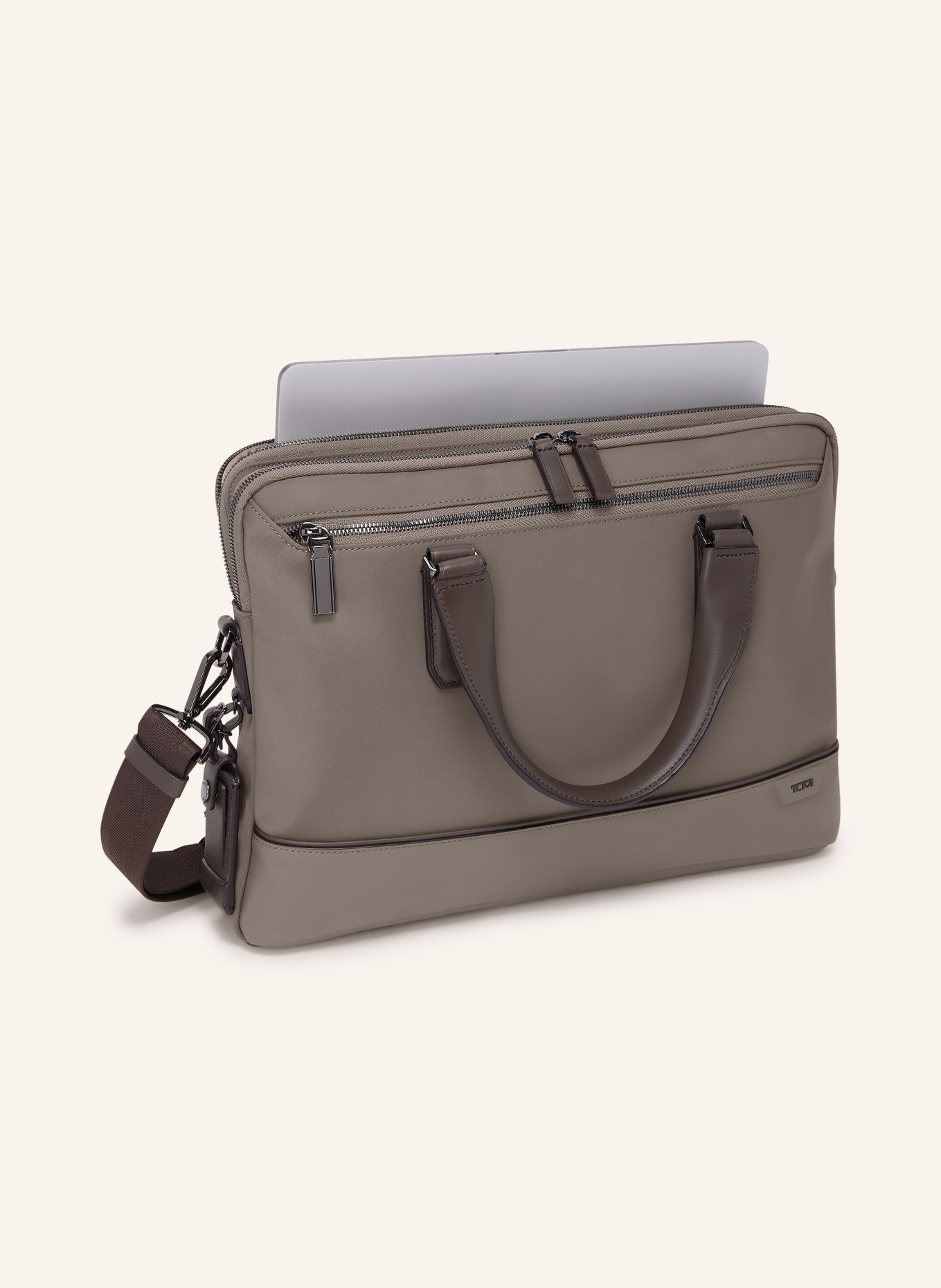 TUMI Sacoche pour ordinateur portable HARRISON SYCAMORE SLIM: TAUPE