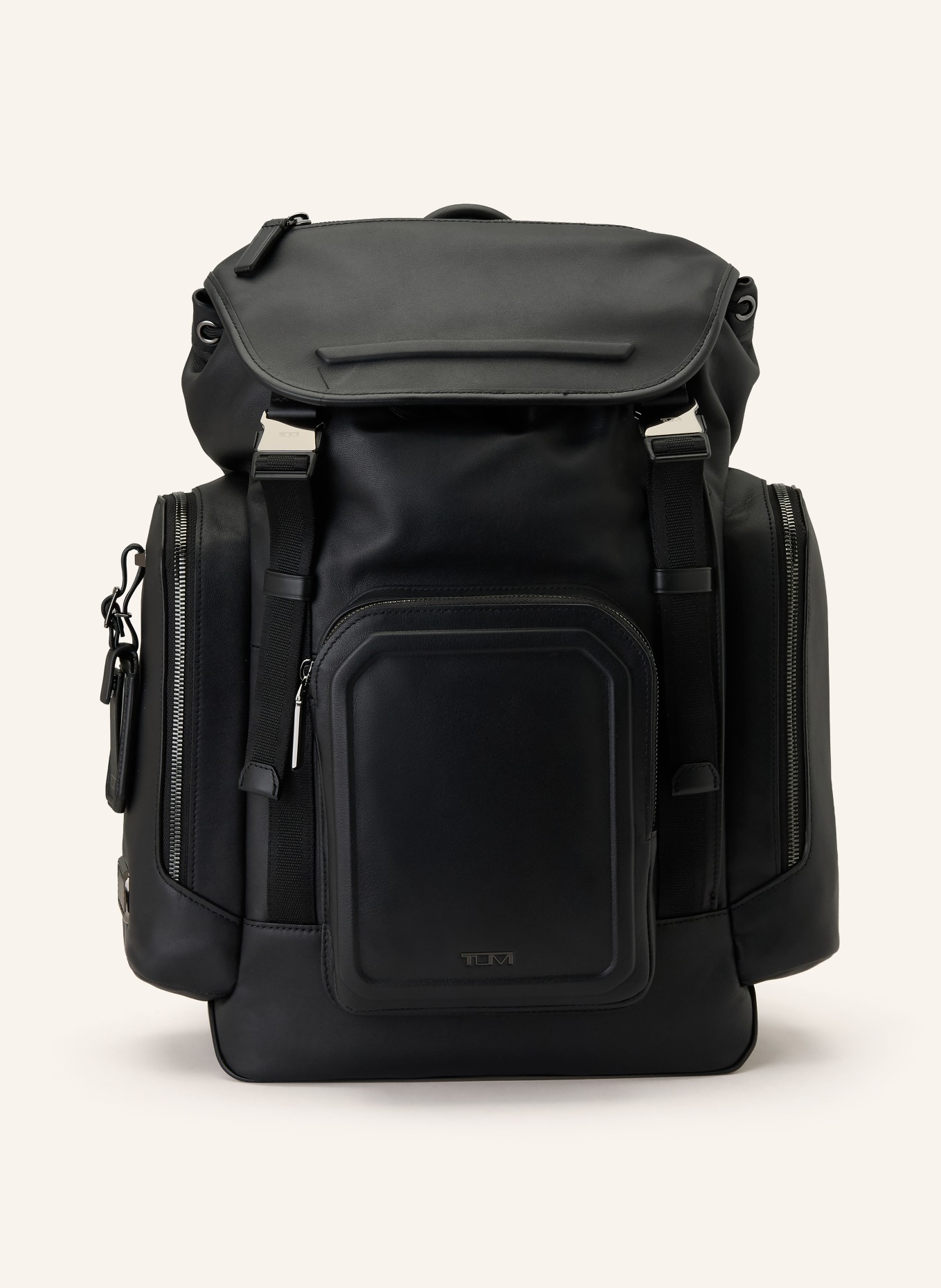 TUMI Sac à dos HARRISON SMALL GRIFFEN avec compartiment pour ordinateur portable: NOIR / PLATINE