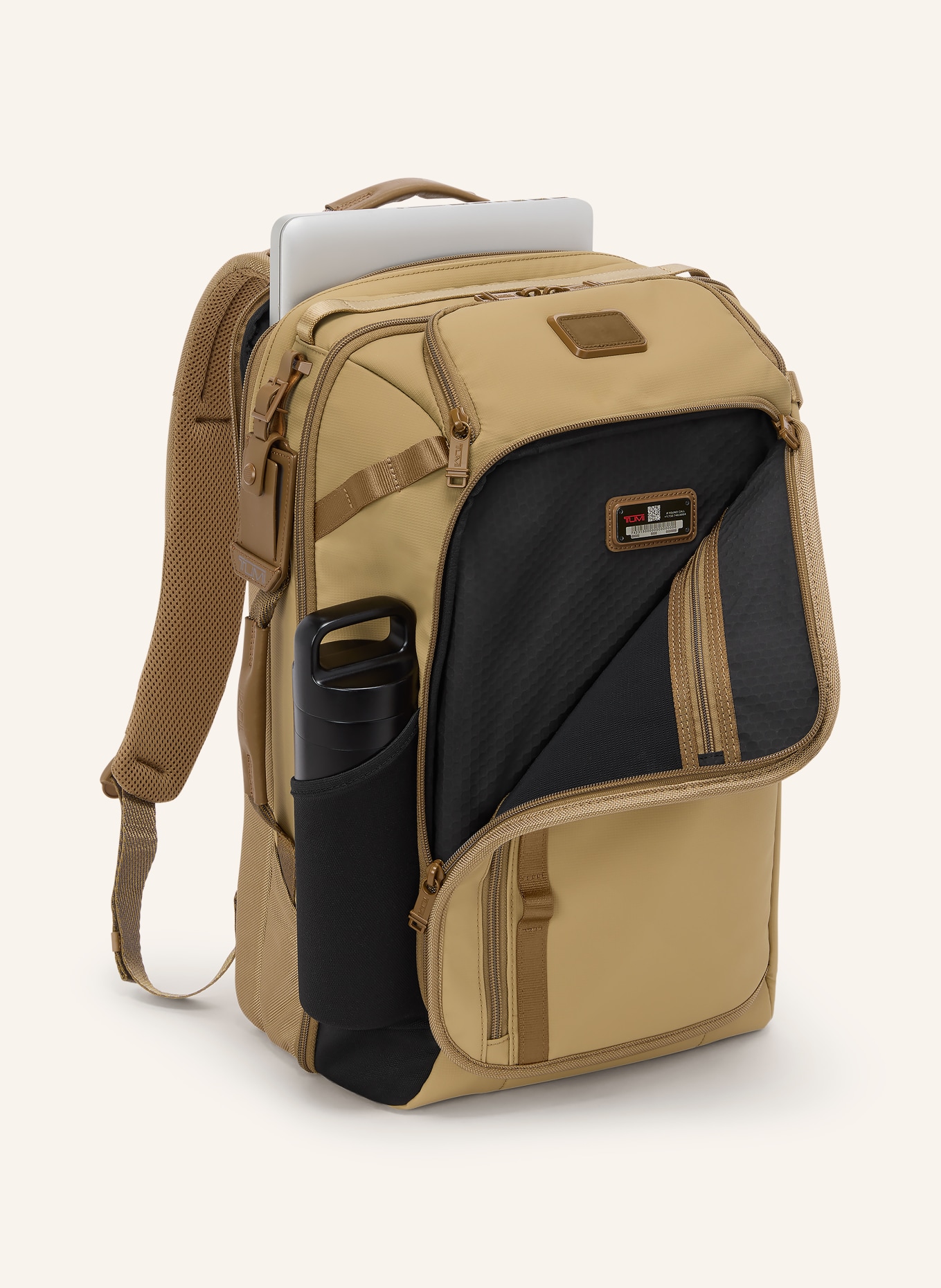 TUMI Sac à dos ALPHA BRAVO DETRICK avec compartiment pour ordinateur portable: KAKI