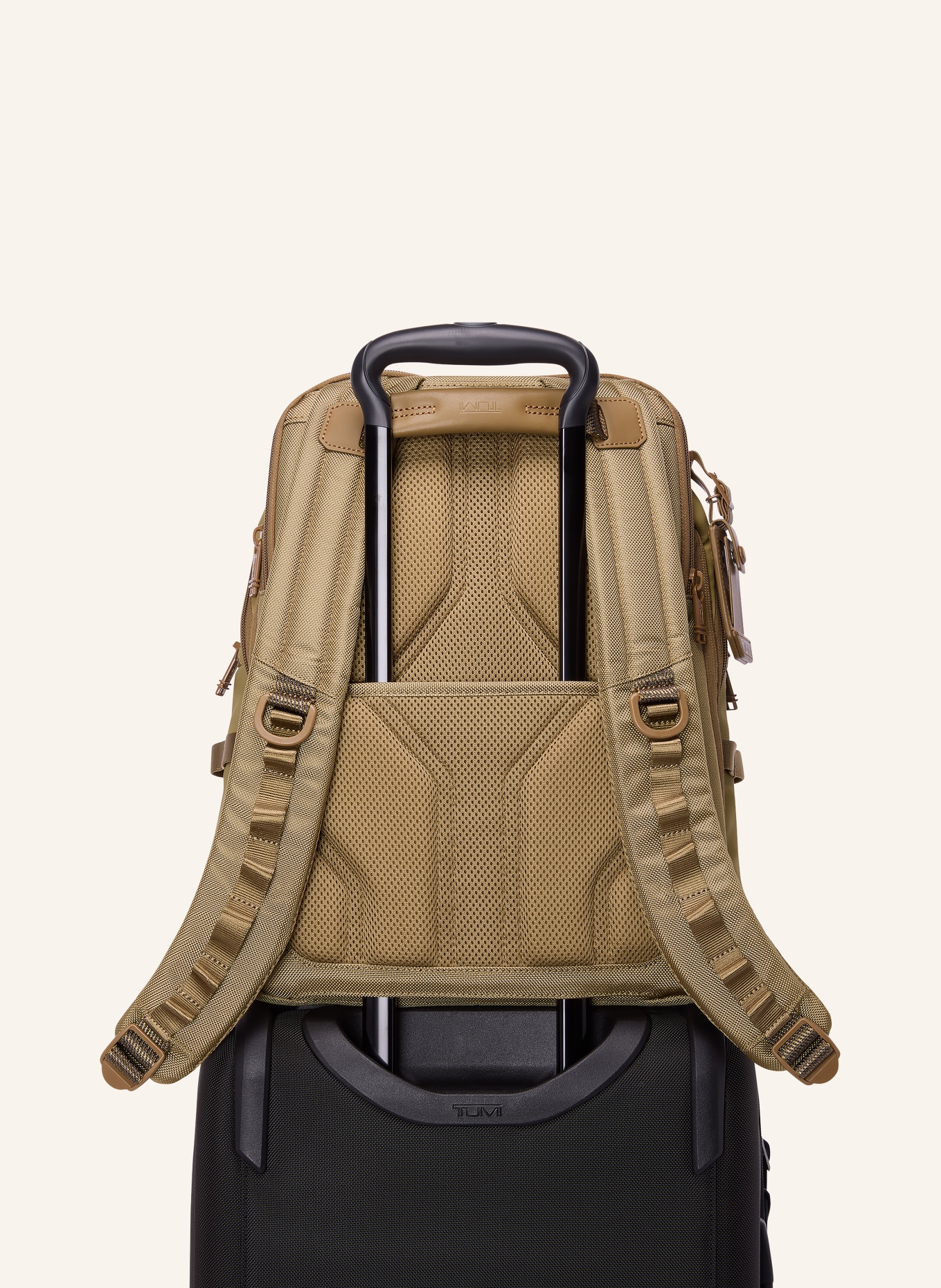 TUMI ALPHA BRAVO Rucksack NAVIGATION mit Laptop-Fach: KHAKI / OLIV