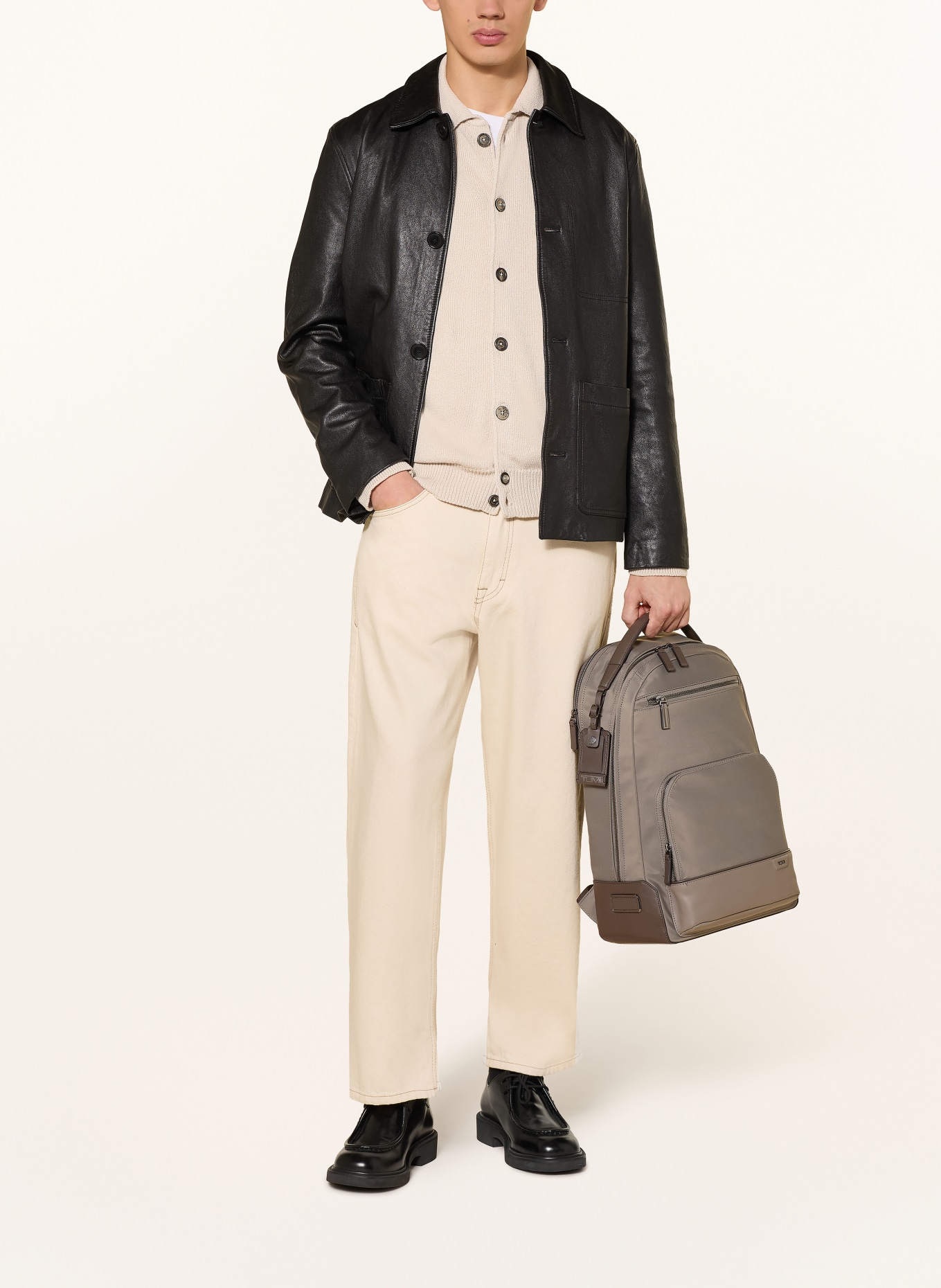 TUMI HARRISON Backpack WARREN: TAUPE