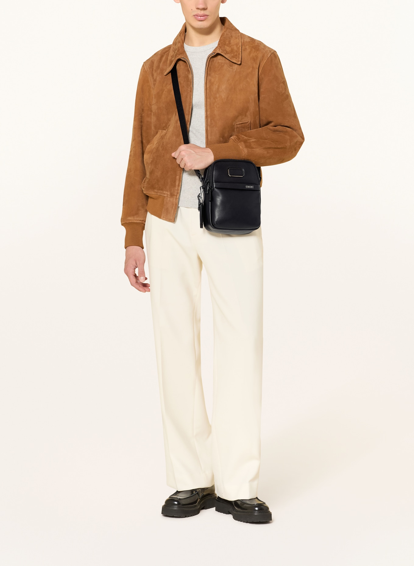 TUMI ALPHA Shoulder Bag SMALL: BLACK