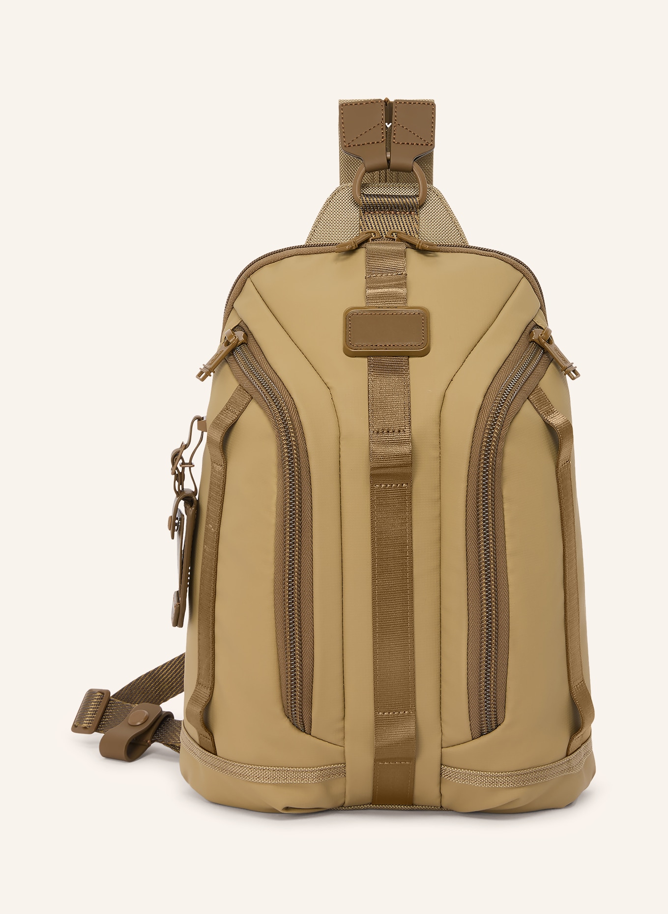 TUMI Sac à dos ALPHA BRAVO KNIGHT SLING: BEIGE / KAKI