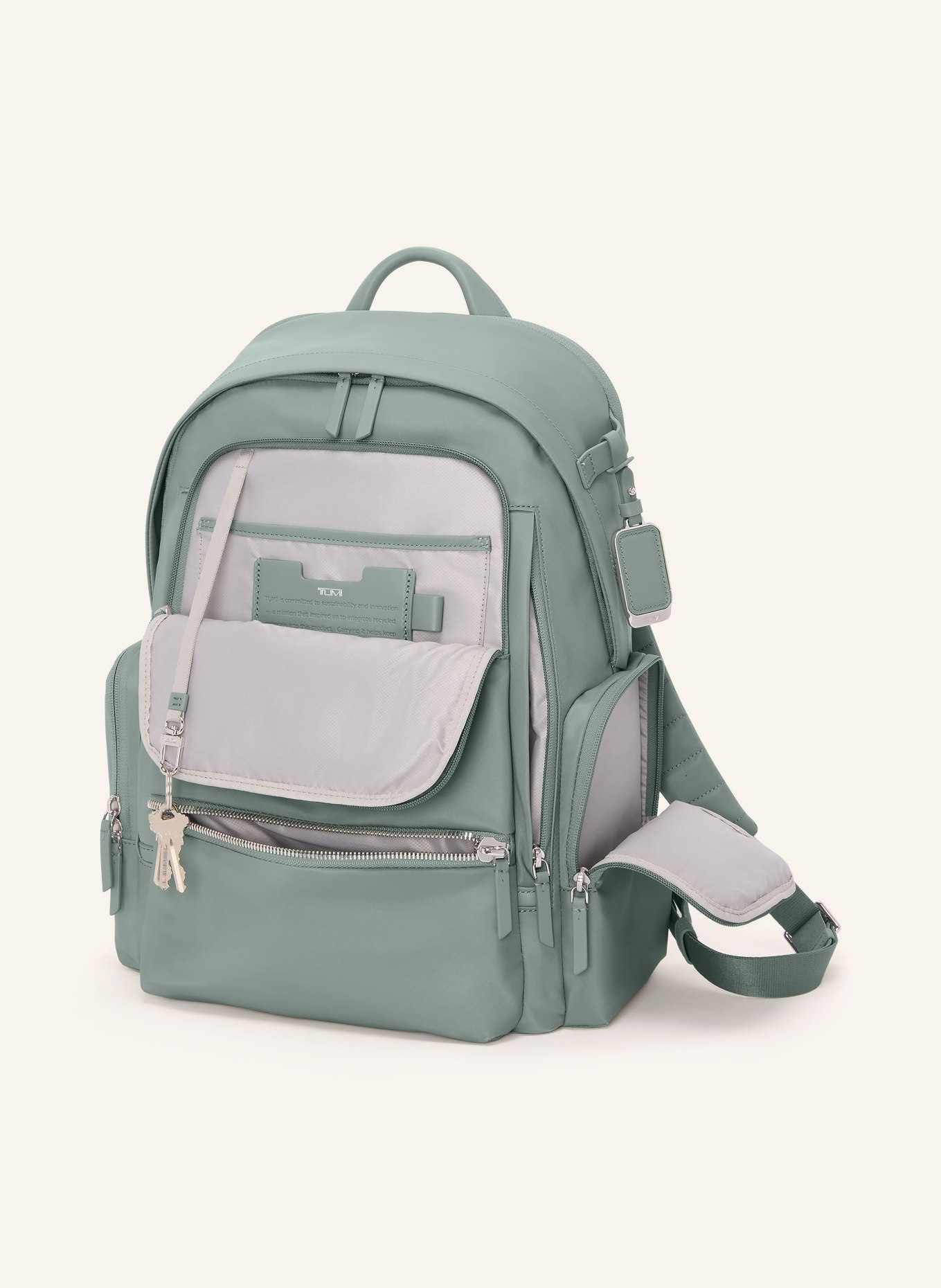 TUMI Sac à dos VOYAGEUR CELINA avec compartiment pour ordinateur portable: BLEU PÉTROLE