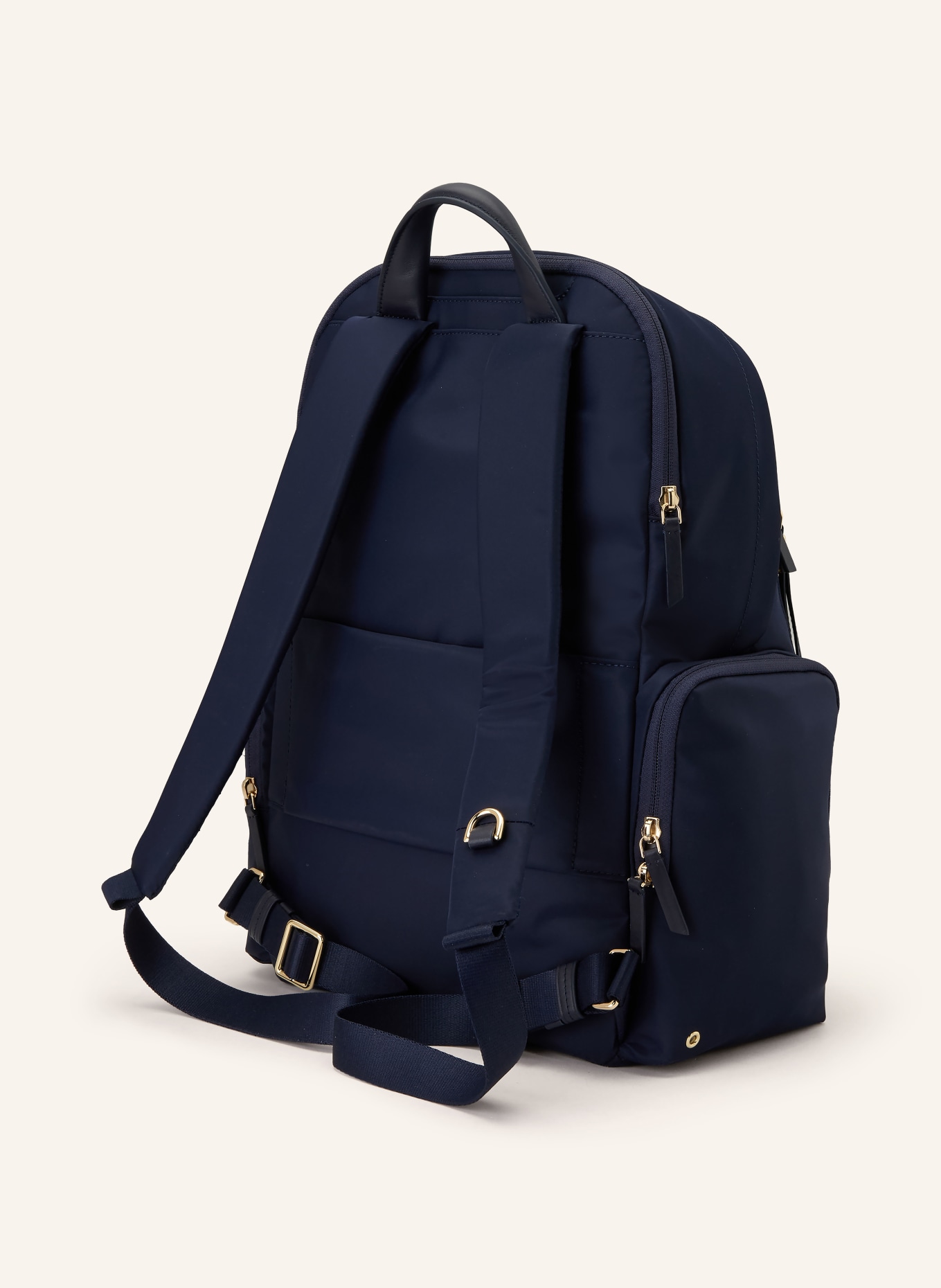 TUMI VOYAGEUR Rucksack CELINA mit Laptop-Fach: DUNKELBLAU / GOLD