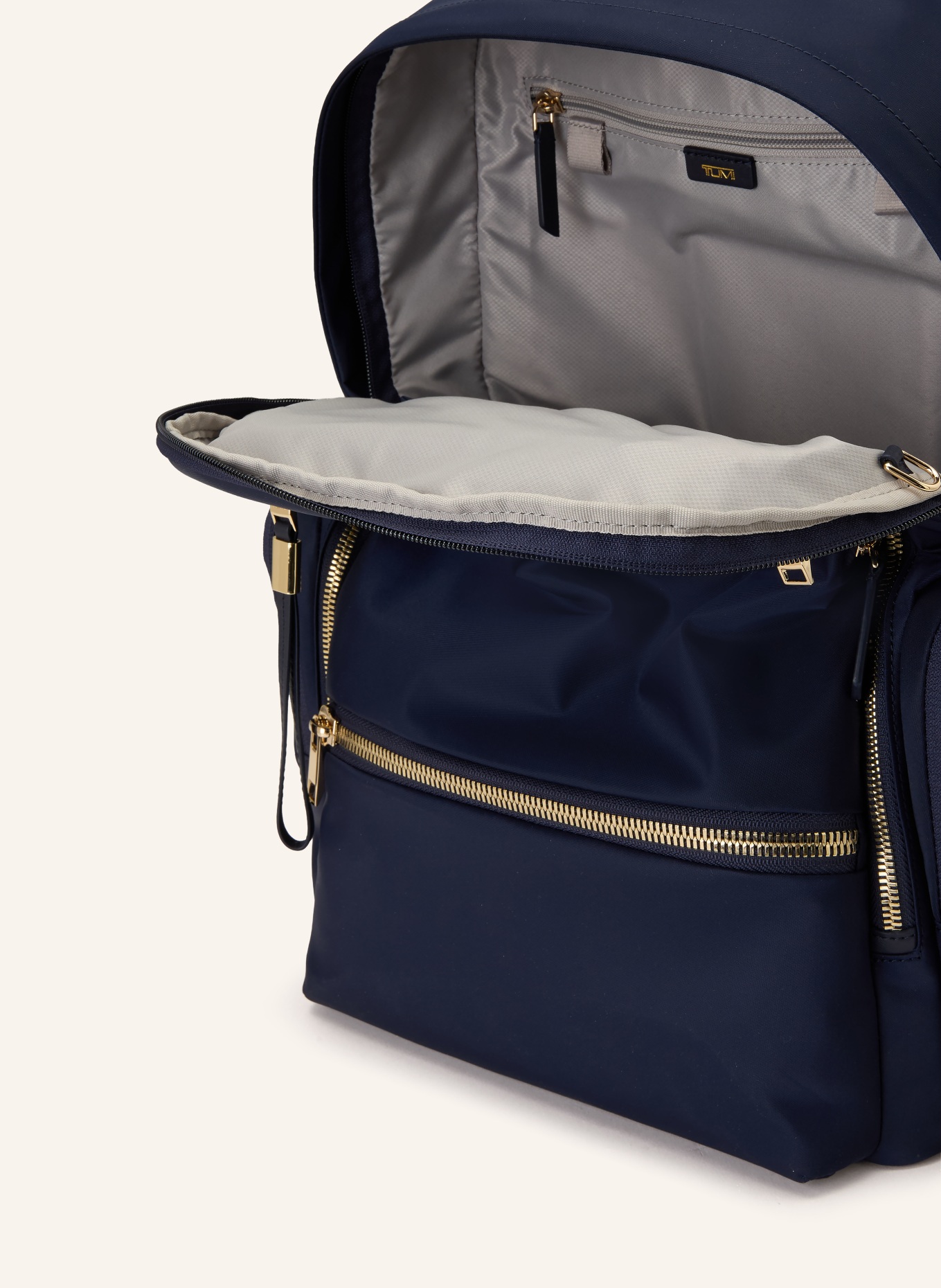 TUMI VOYAGEUR Rucksack CELINA mit Laptop-Fach: DUNKELBLAU / GOLD