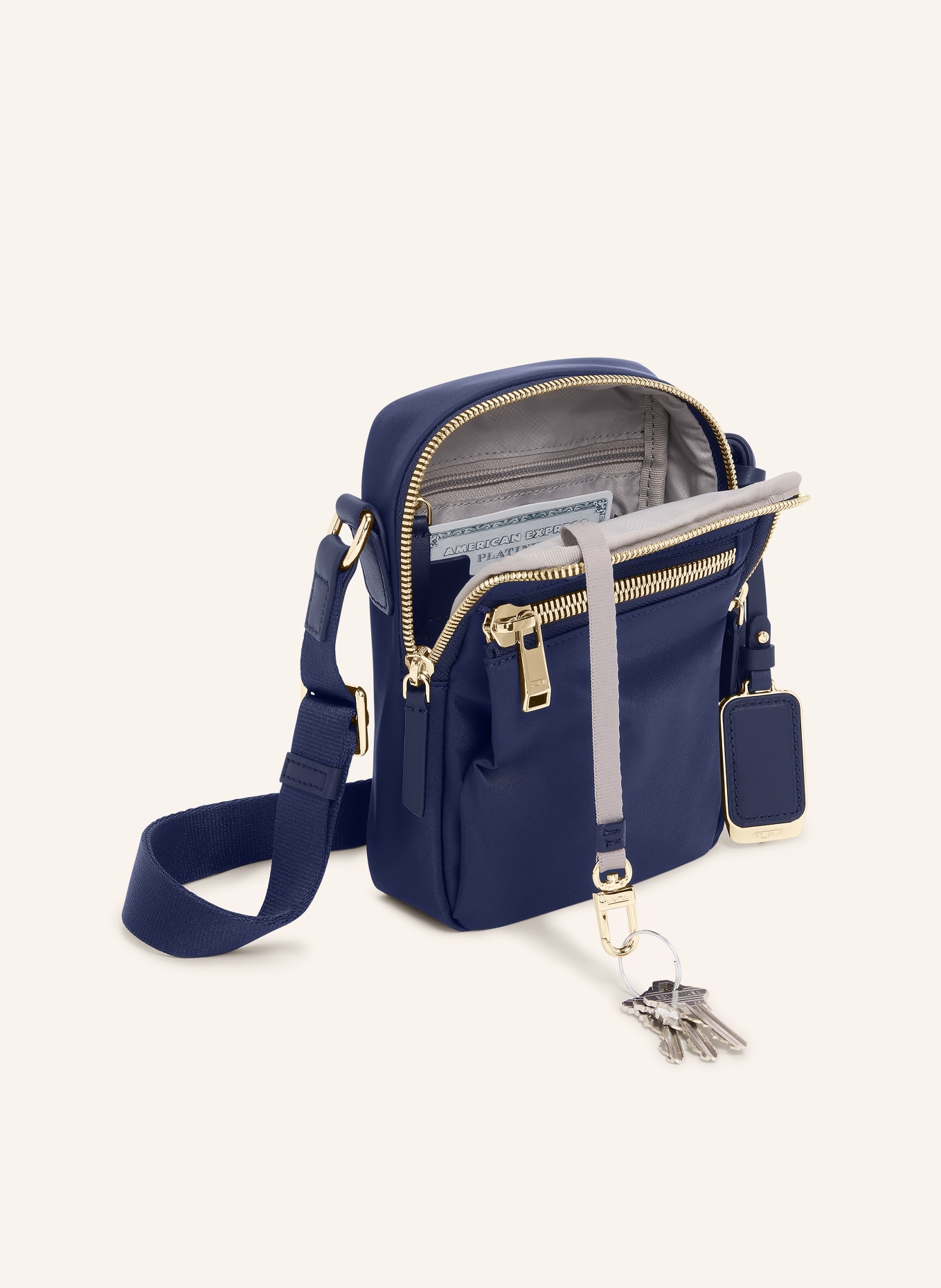 TUMI VOYAGEUR PERSIA shoulder bag: DARK BLUE