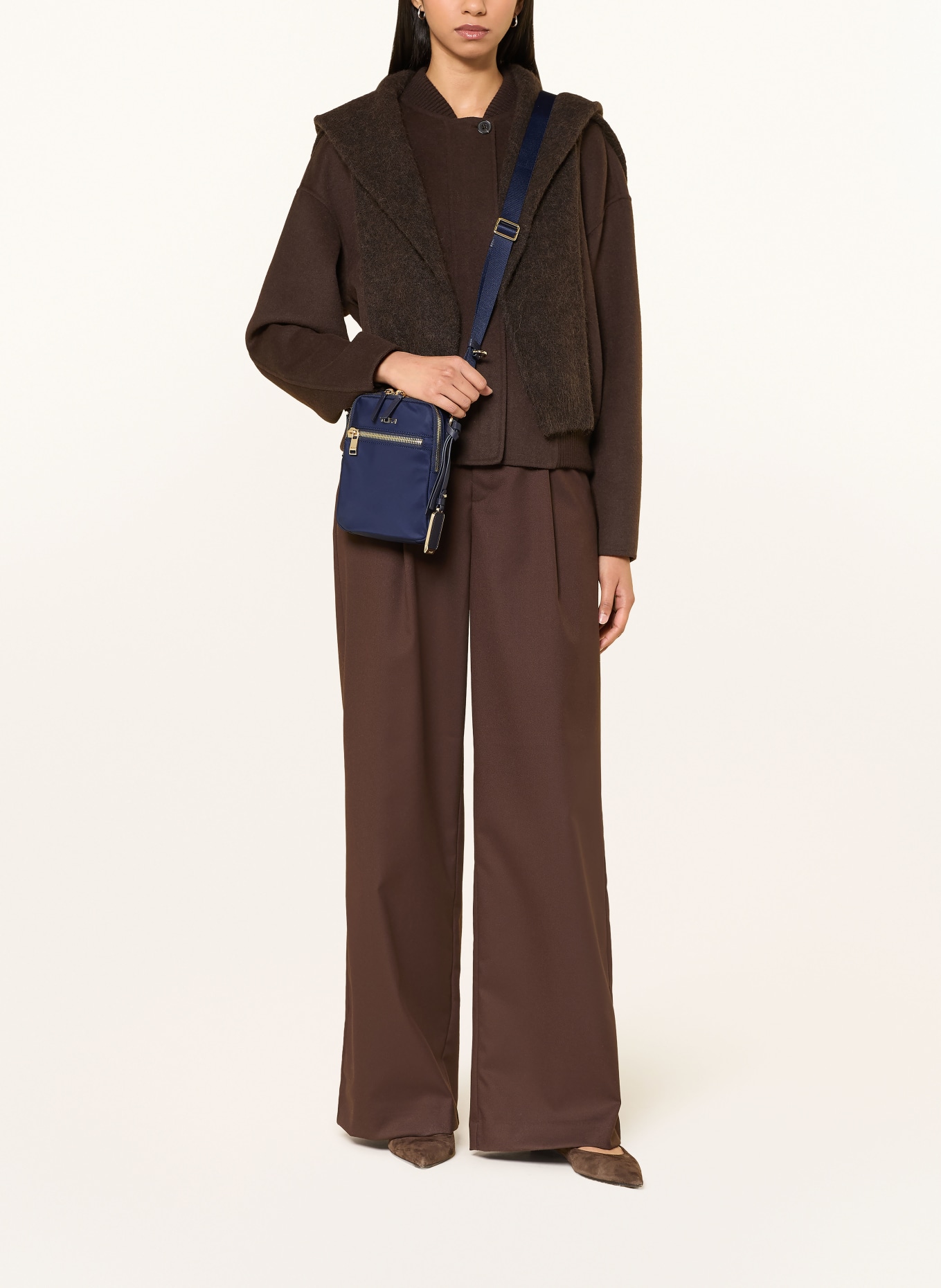 TUMI VOYAGEUR PERSIA shoulder bag: DARK BLUE