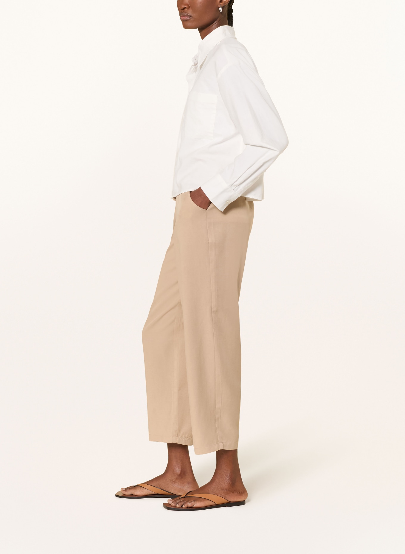 Marc O'Polo Spodnie 7/8: JASNOBRĄZOWY