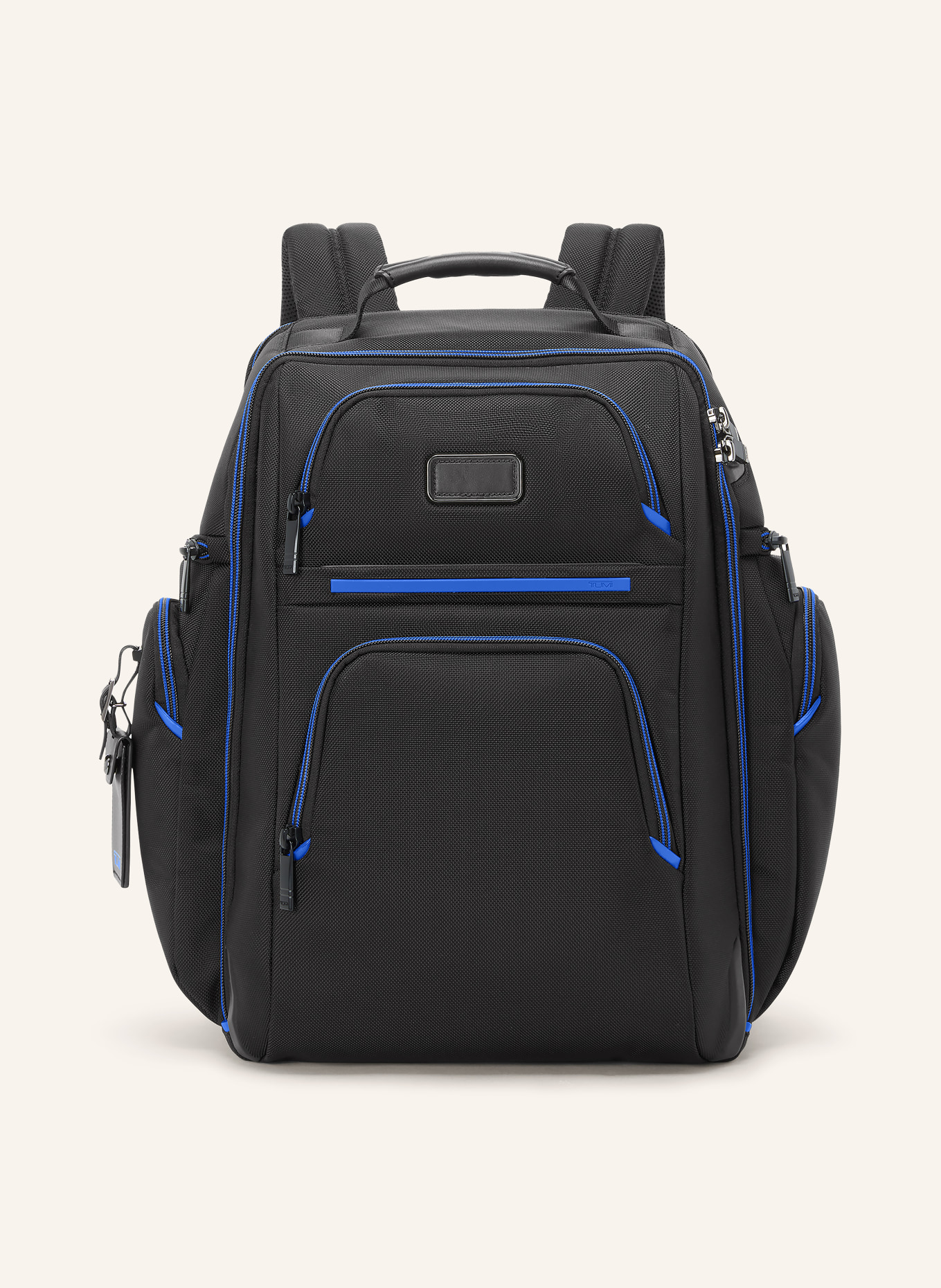 TUMI ALPHA Rucksack BRIEF PACK mit Laptop-Fach: SCHWARZ / BLAU