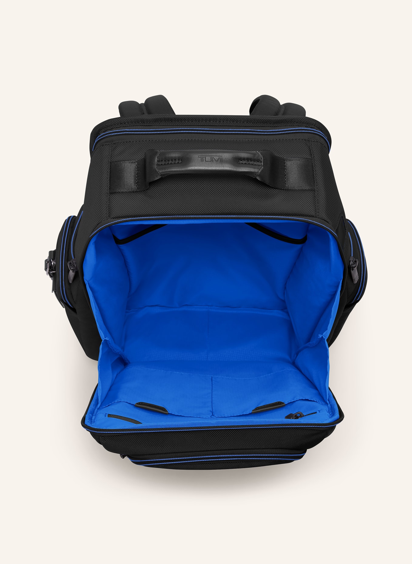 TUMI ALPHA Rucksack BRIEF PACK mit Laptop-Fach: SCHWARZ / BLAU