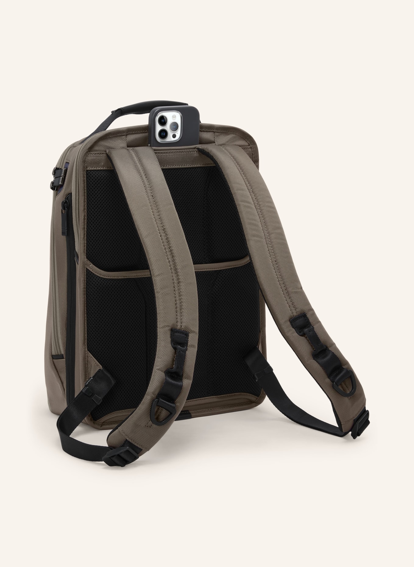 TUMI ALPHA Rucksack MEDIUM EXPANDABLE mit Laptop-Fach: GRAU