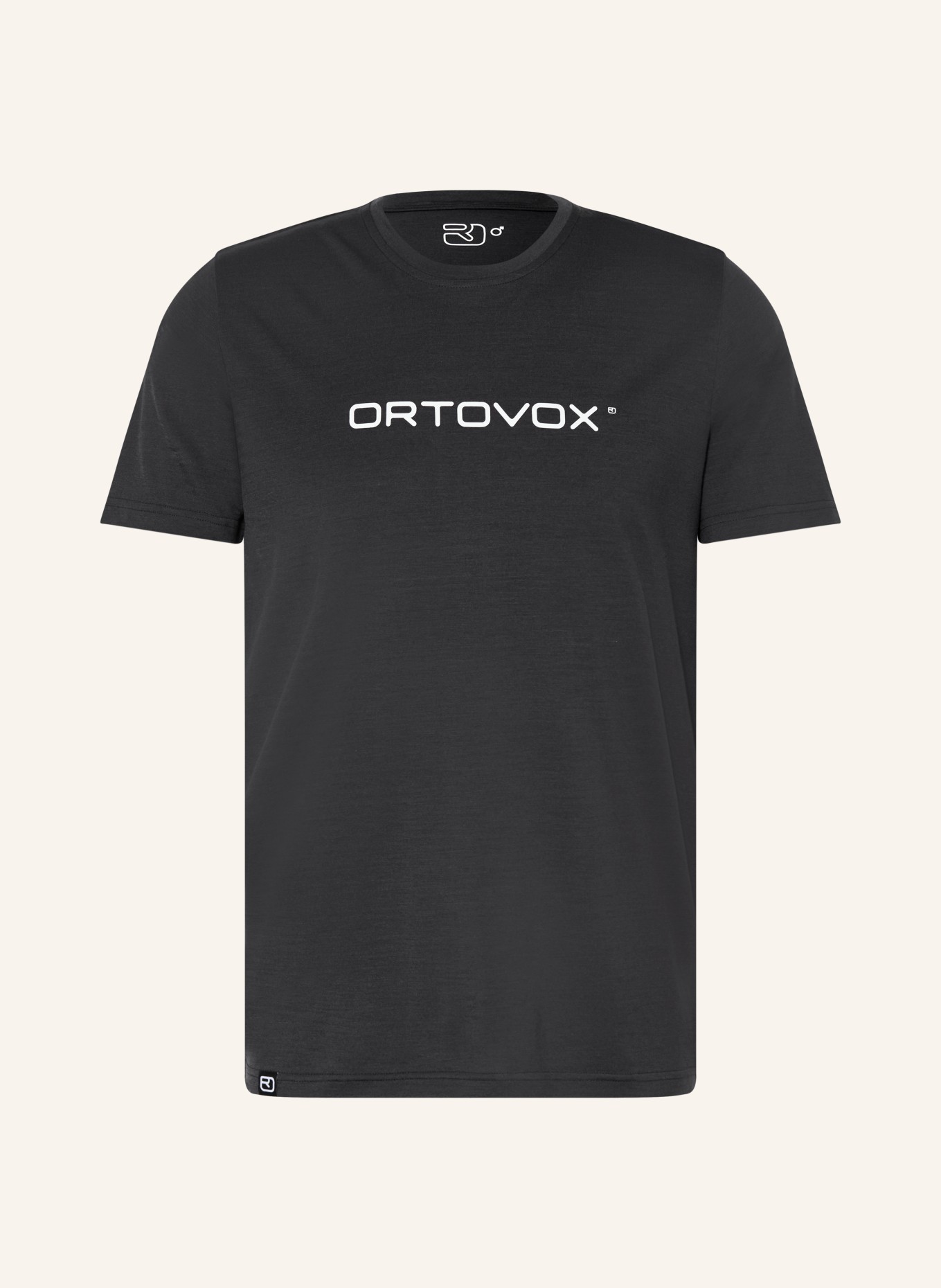 ORTOVOX T-shirt 150 COOL BRAND TS: ZWART