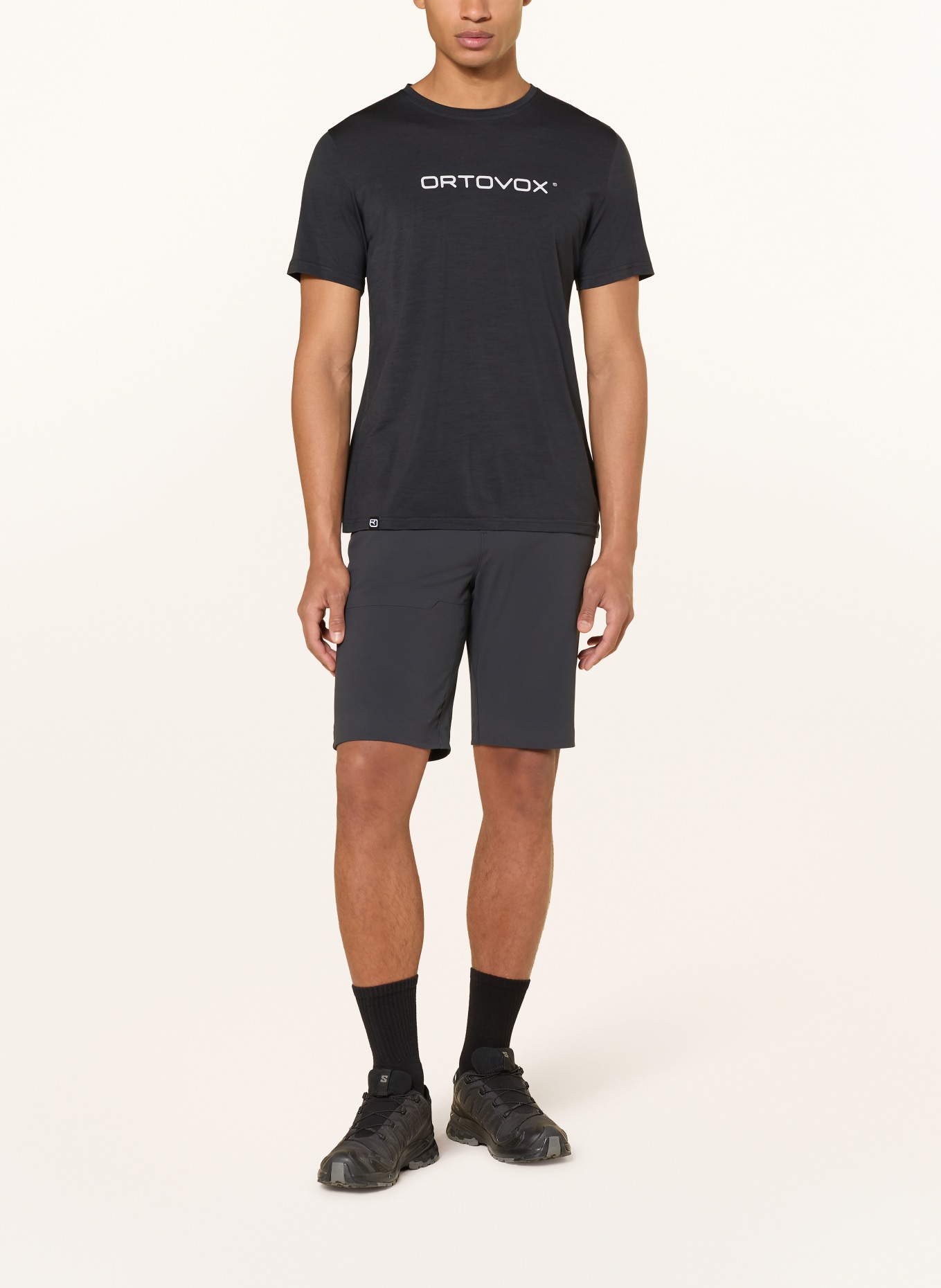 ORTOVOX T-shirt 150 COOL BRAND TS: ZWART