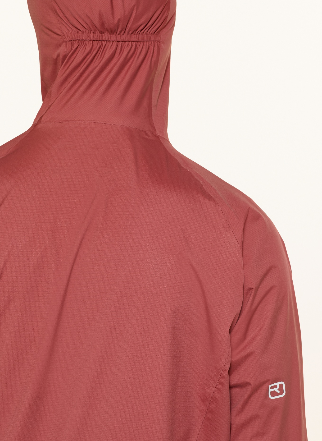 ORTOVOX Hardshell-jas TRACE 2.5L: DONKERROOD