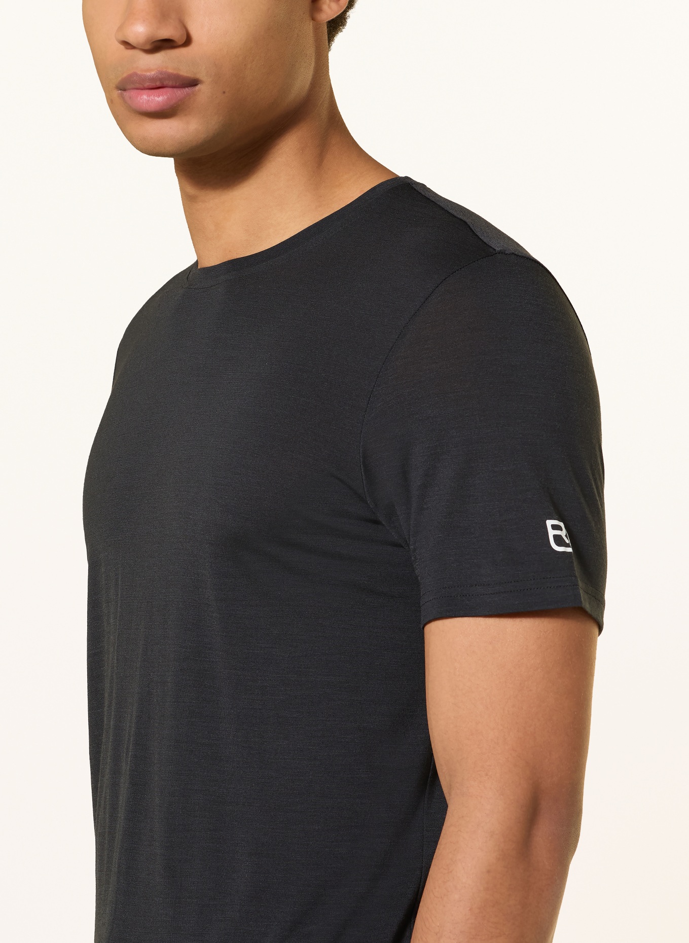 ORTOVOX T-shirt 150 COOL CLEAN TS met merinowol: ZWART