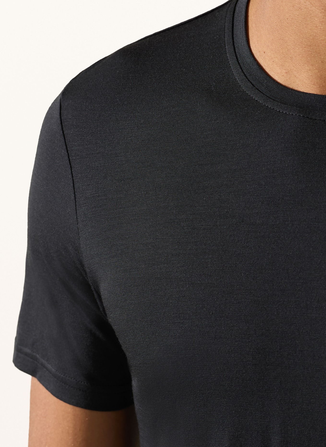 ORTOVOX T-shirt 150 COOL CLEAN TS met merinowol: ZWART