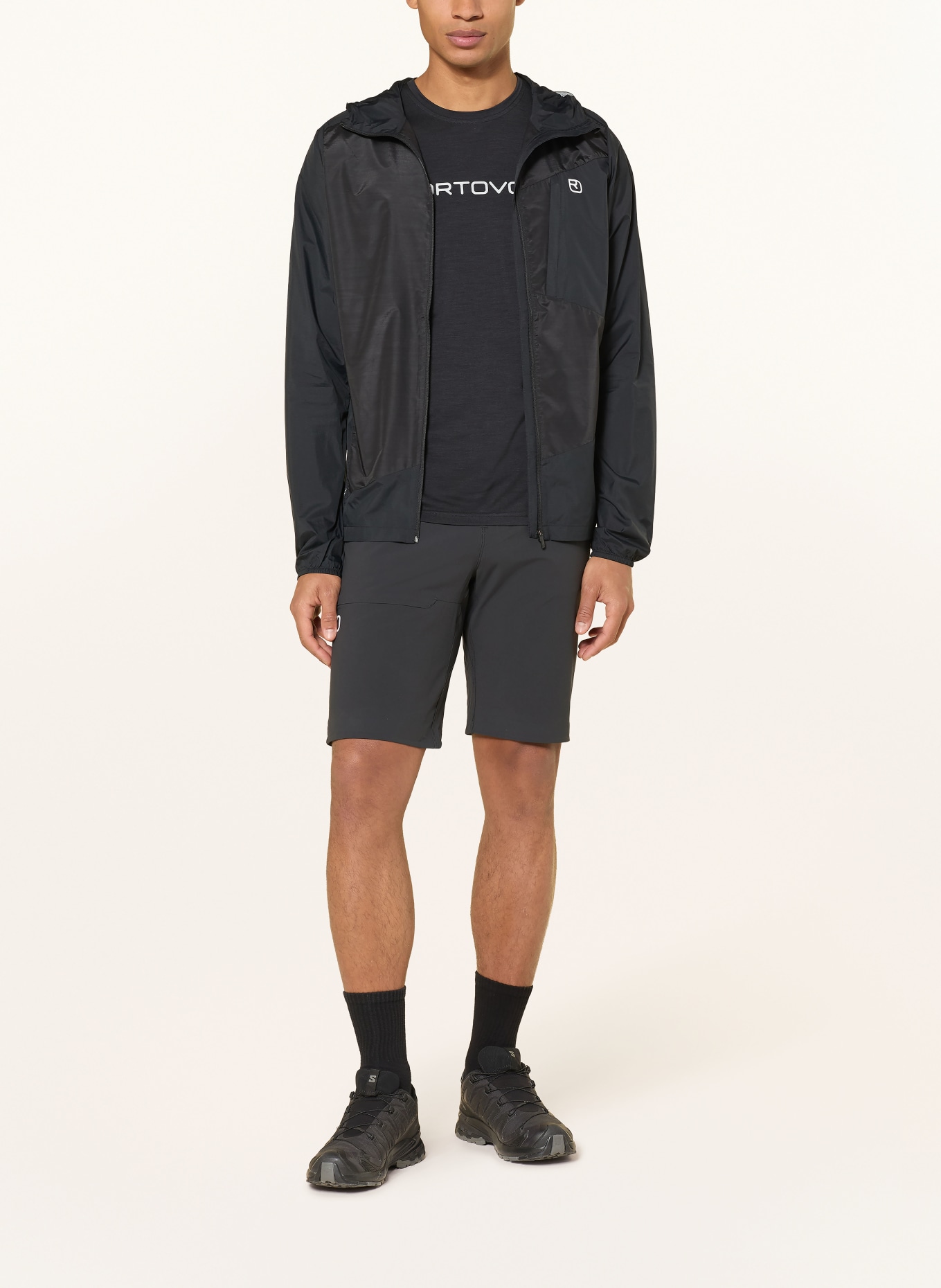 ORTOVOX Trekkingshort BRENTA: ZWART