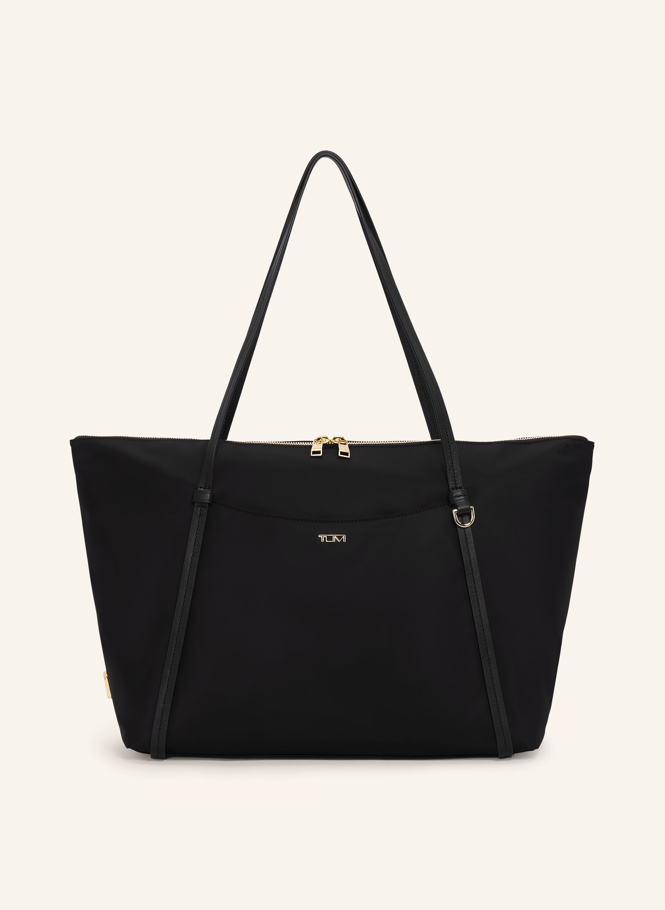 TUMI VOYAGEUR Shopper Q: SCHWARZ / GOLD