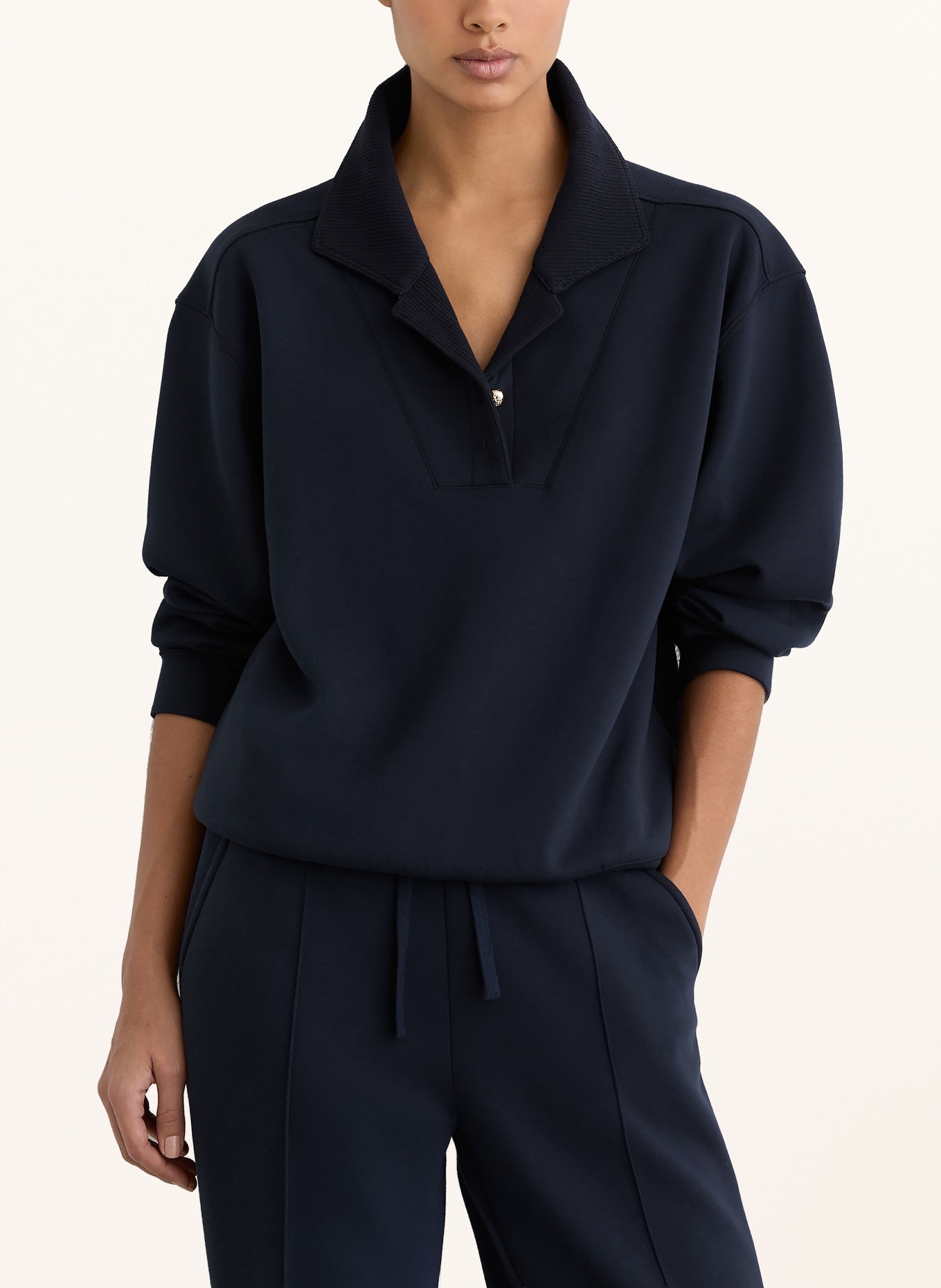 REISS Sweatshirt BELLA: DUNKELBLAU