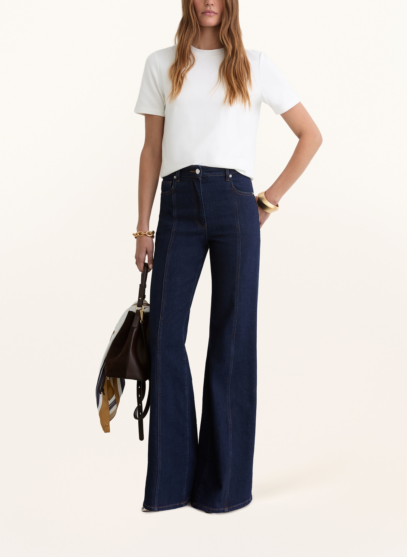 REISS JOSIE T-shirt: WHITE