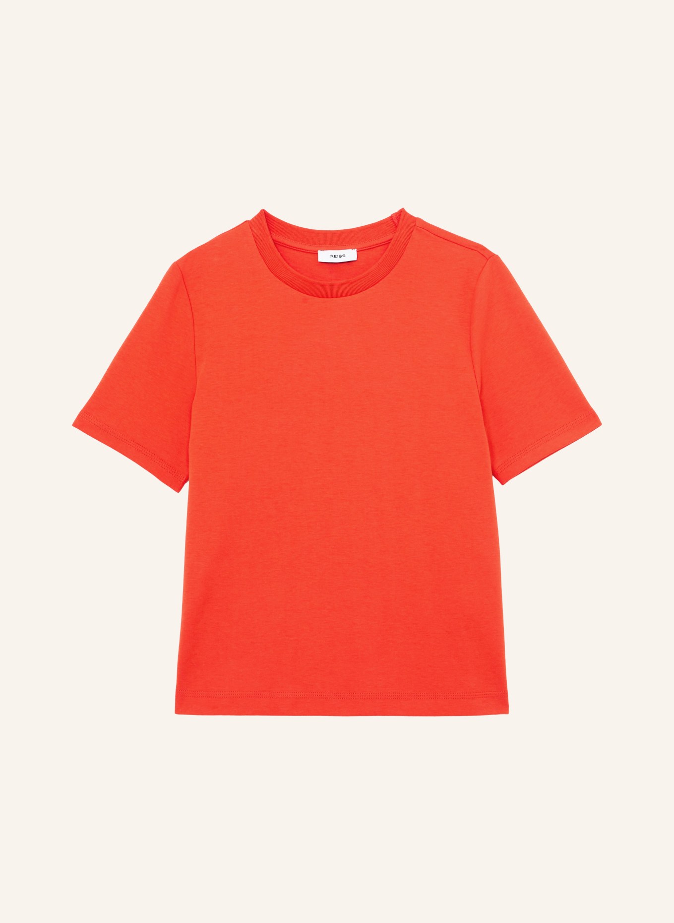 REISS T-shirt JOSIE: DONKERORANJE