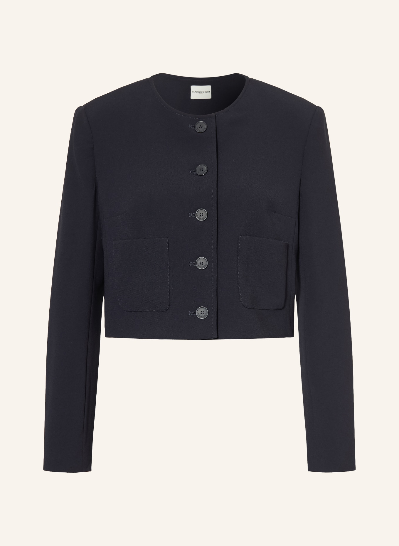CLAUDIE PIERLOT Kastenjacke: DUNKELBLAU