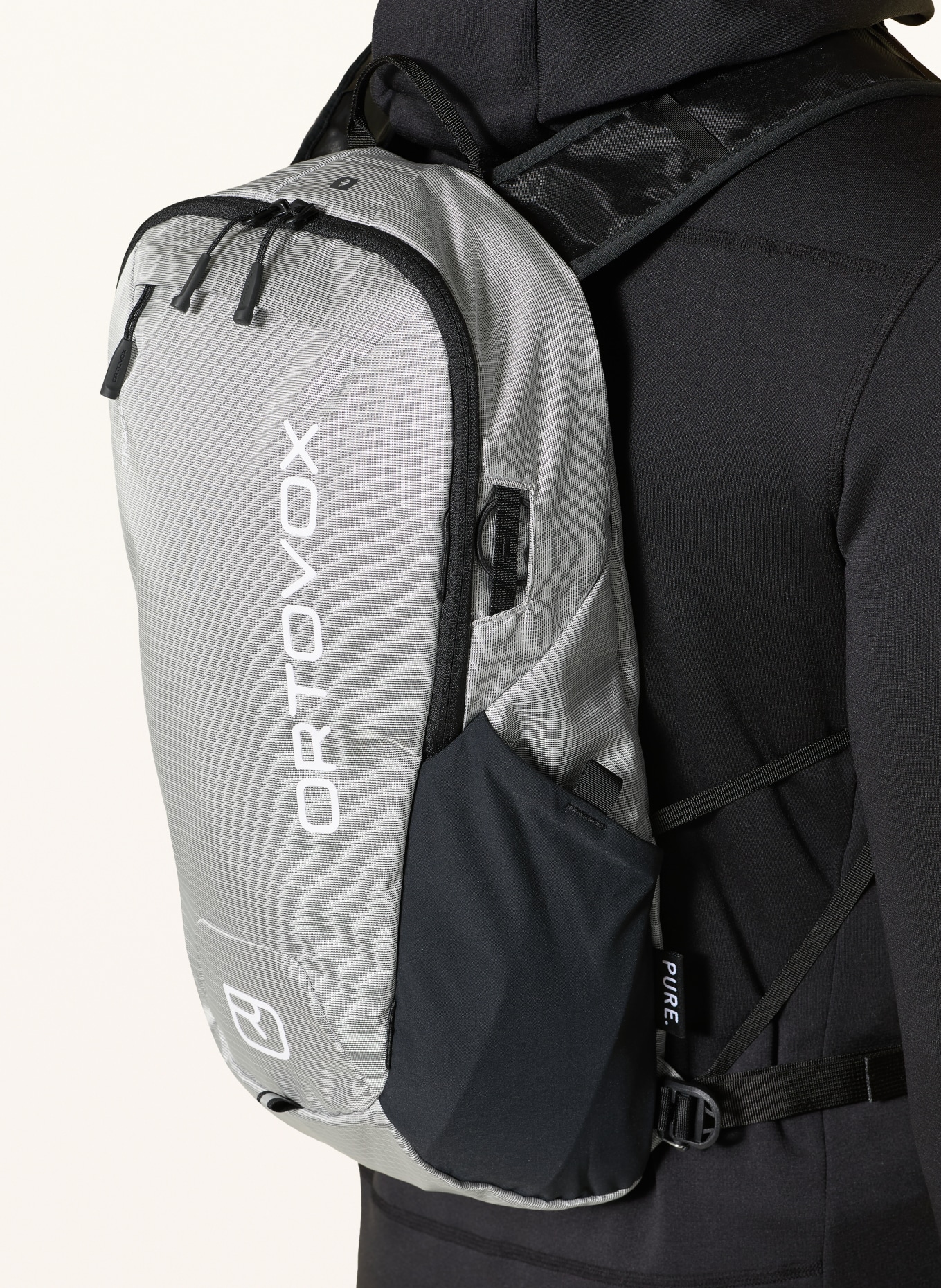 ORTOVOX Rugzak TRACE PURE 15 l: GRIJS / WIT / ZWART