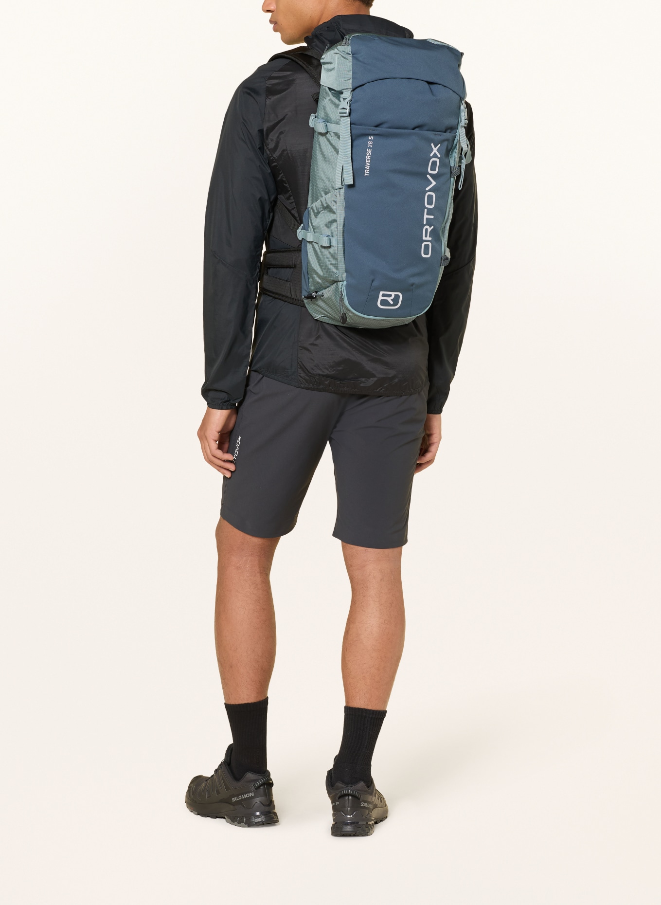 ORTOVOX Rugzak TRAVERSE 28 S 28 l: BLAUWGRIJS / WIT / ZWART