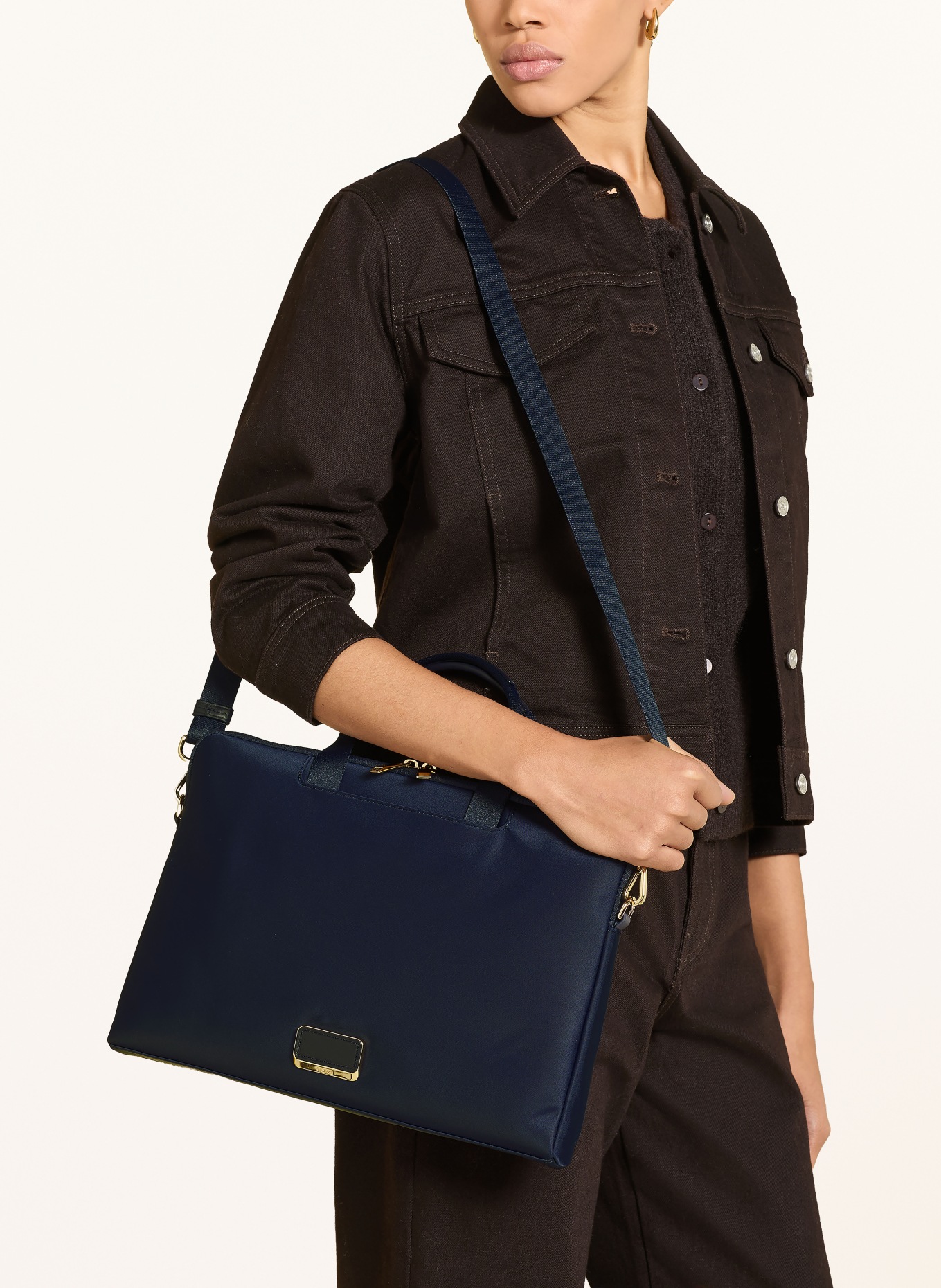 TUMI VOYAGEUR Laptop-Tasche DAKOTA: DUNKELBLAU