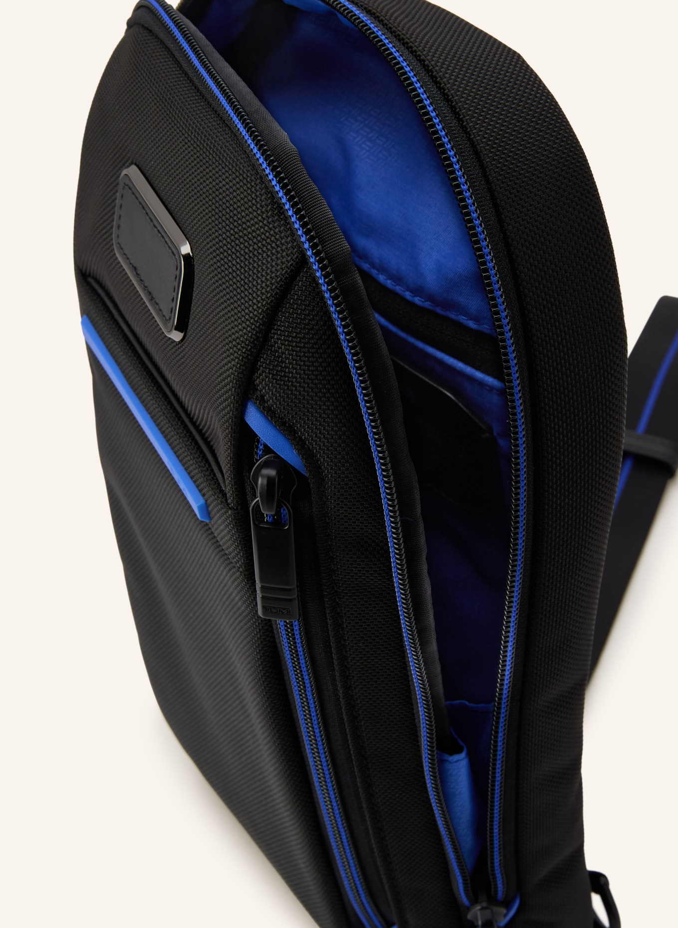 TUMI ALPHA Umhängetasche SLING: SCHWARZ / BLAU