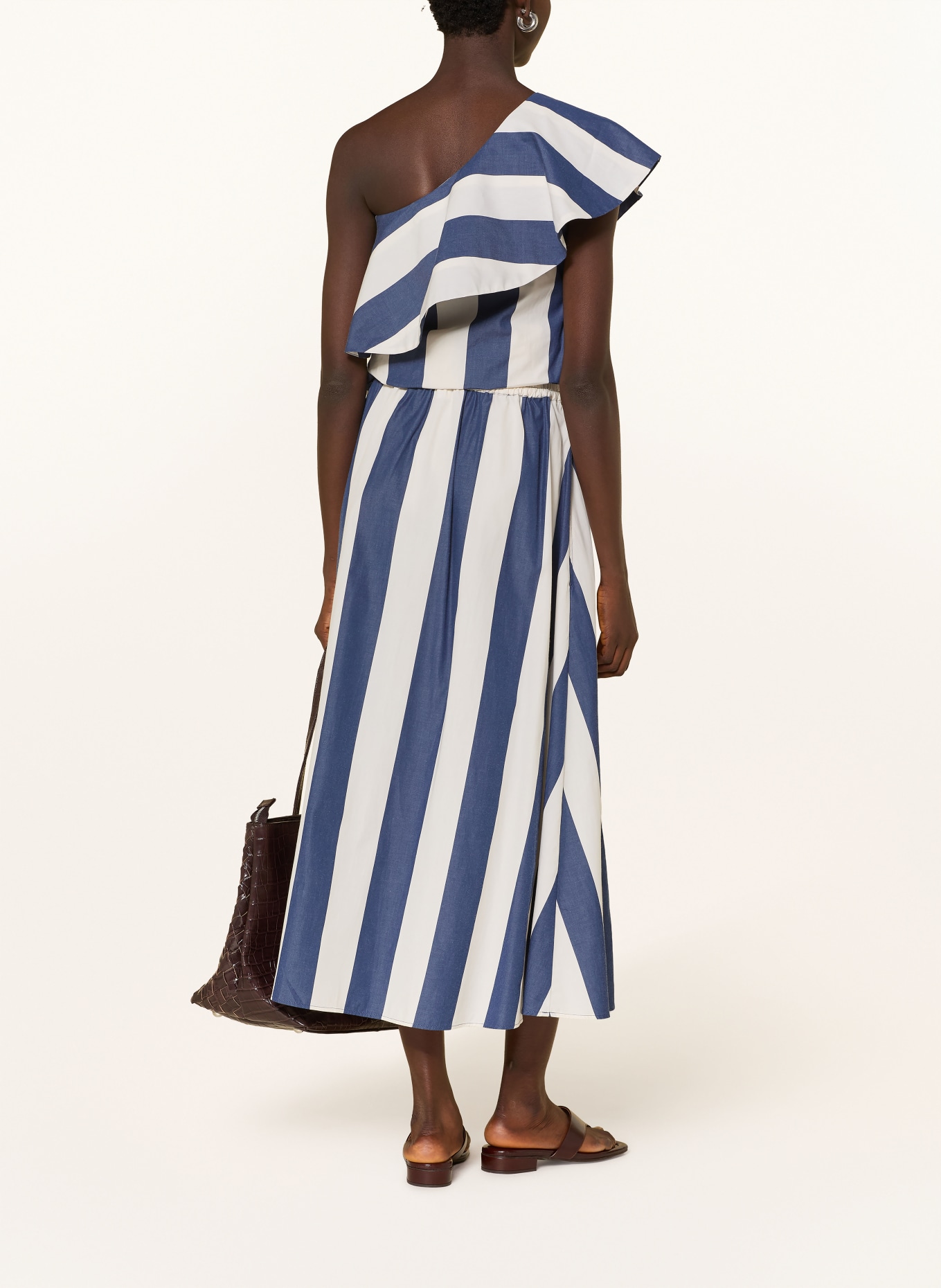 Rich & Royal skirt: DARK BLUE / WHITE