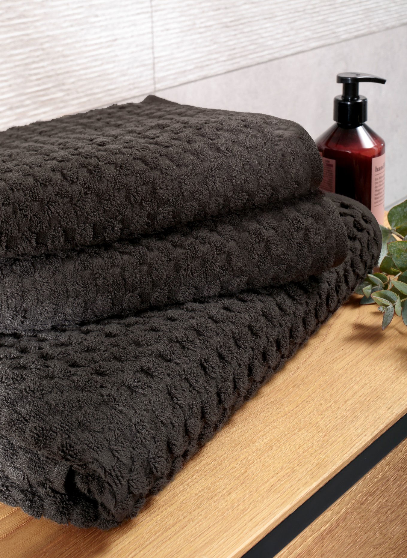 Cawö Serviette PURE ELEMENTS: NOIR