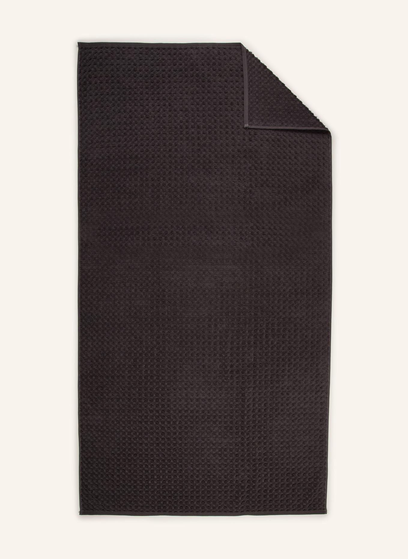 Cawö PURE ELEMENTS shower towel: BLACK