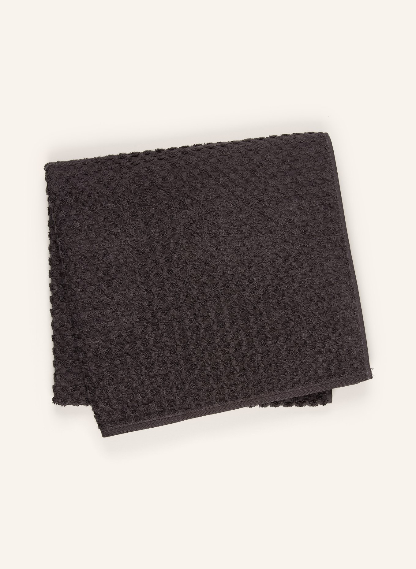 Cawö PURE ELEMENTS shower towel: BLACK