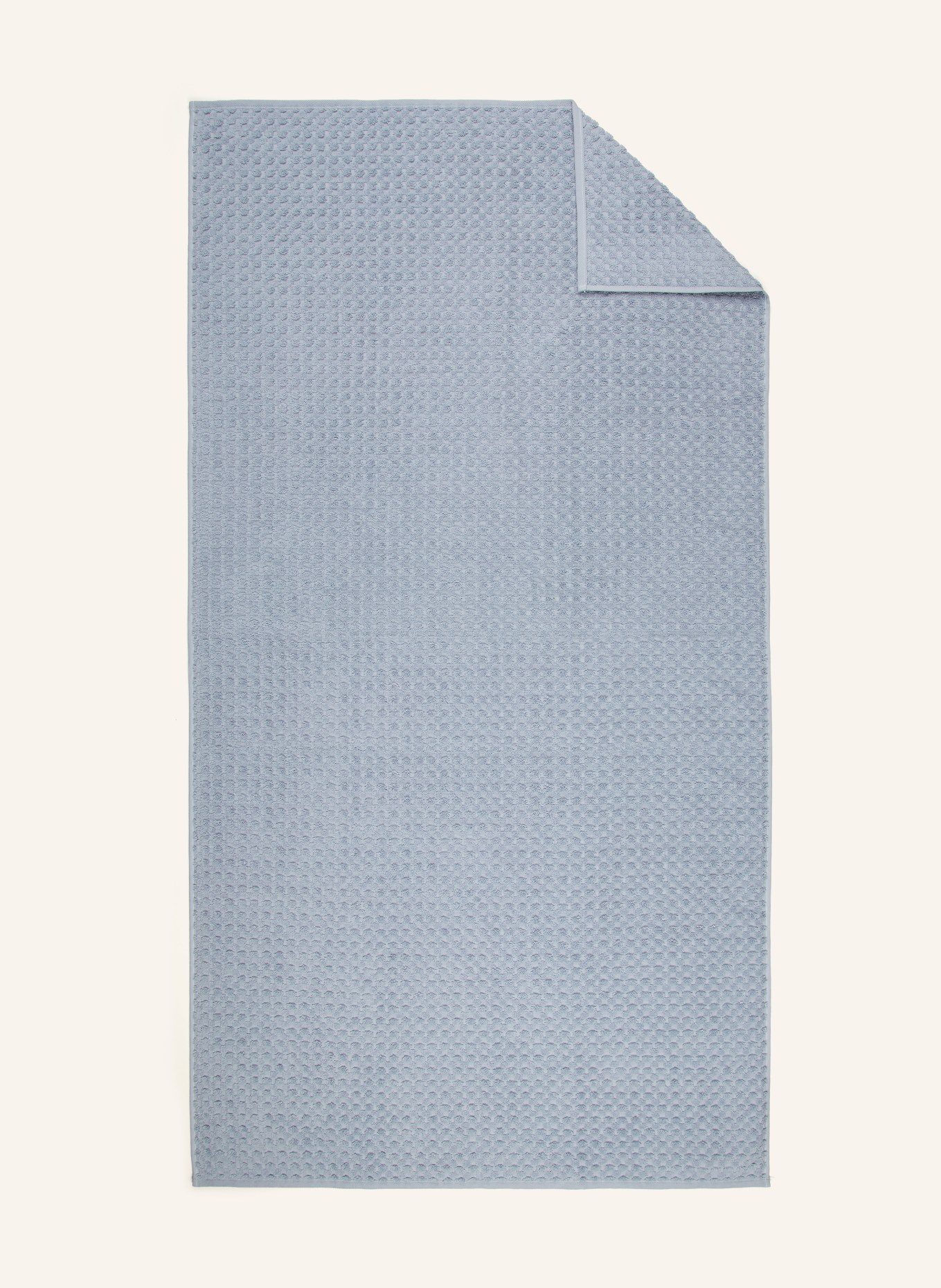 Cawö Douchehanddoek PURE ELEMENTS: BLAUWGRIJS