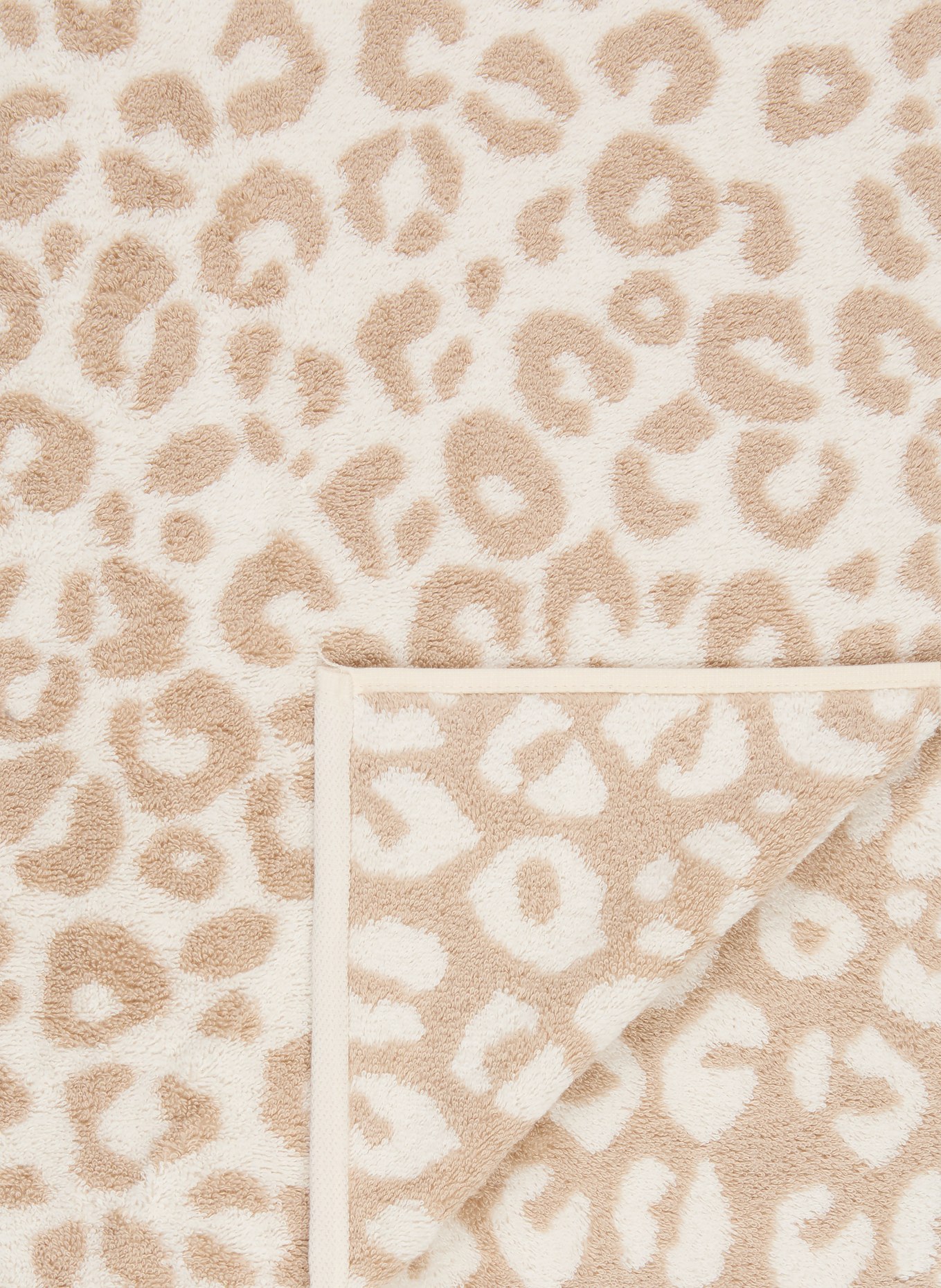 Cawö Handdoek TWO-TONE LEO: CRÈME / BEIGE