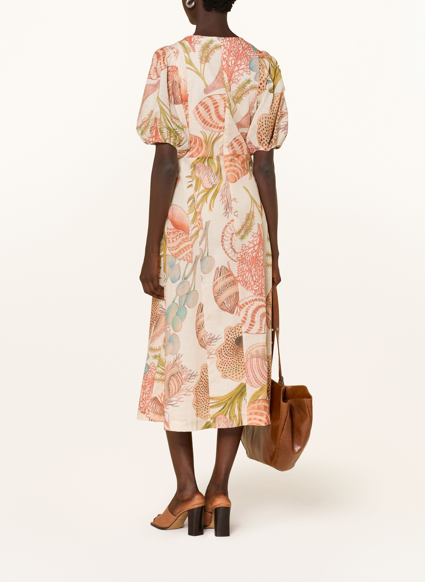 Rich & Royal dress: CREAM / LIGHT RED / LIGHT ORANGE