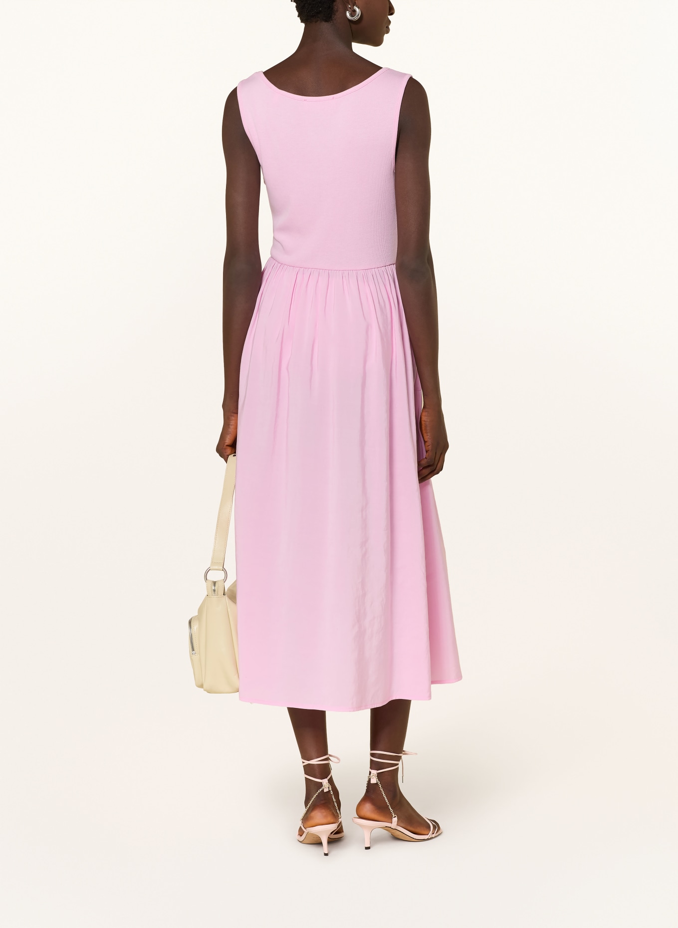 Rich & Royal Robe en mélange de matières: ROSE